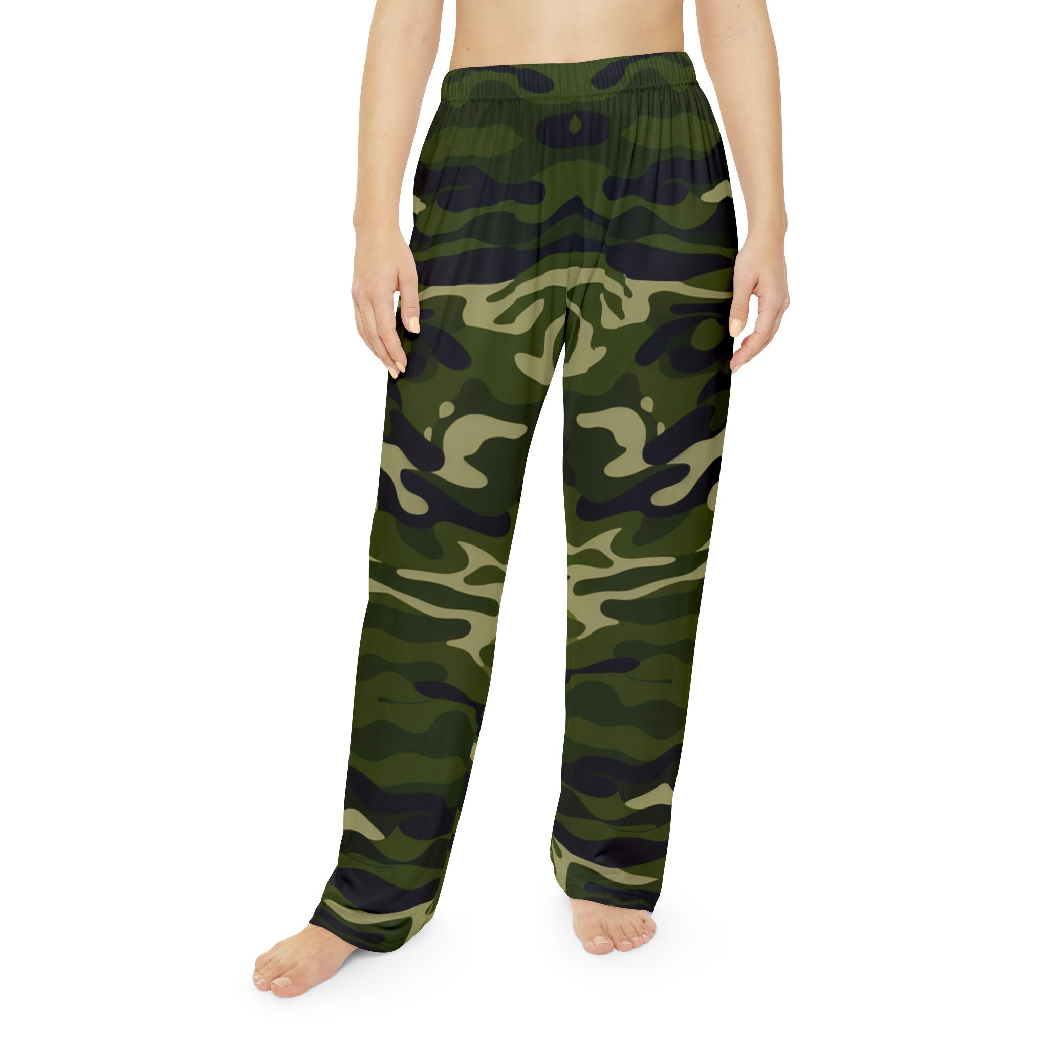 Camouflage Women's Pajama Pants - Cozy and Stylish Sleepwear for Relaxing Nights