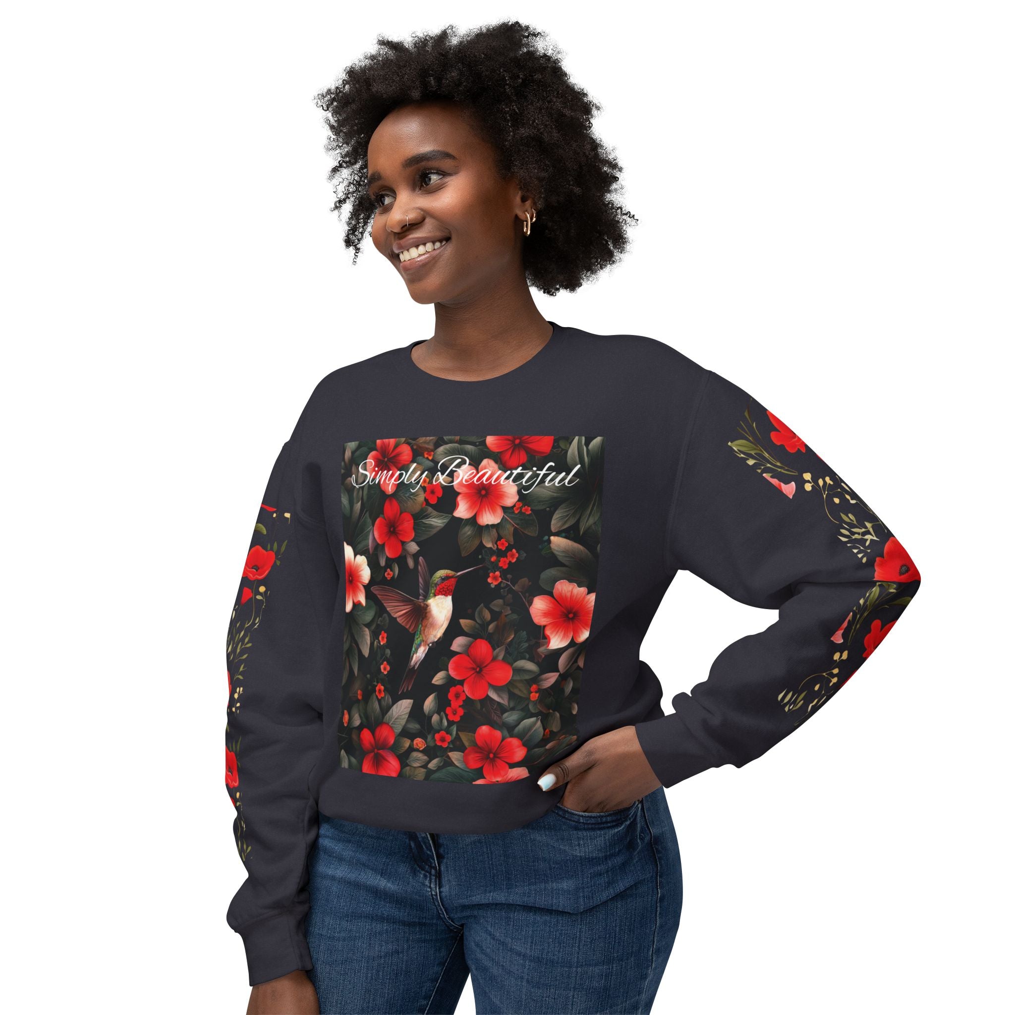 Humming Bird Lightweight Sweatshirt - Angel Body