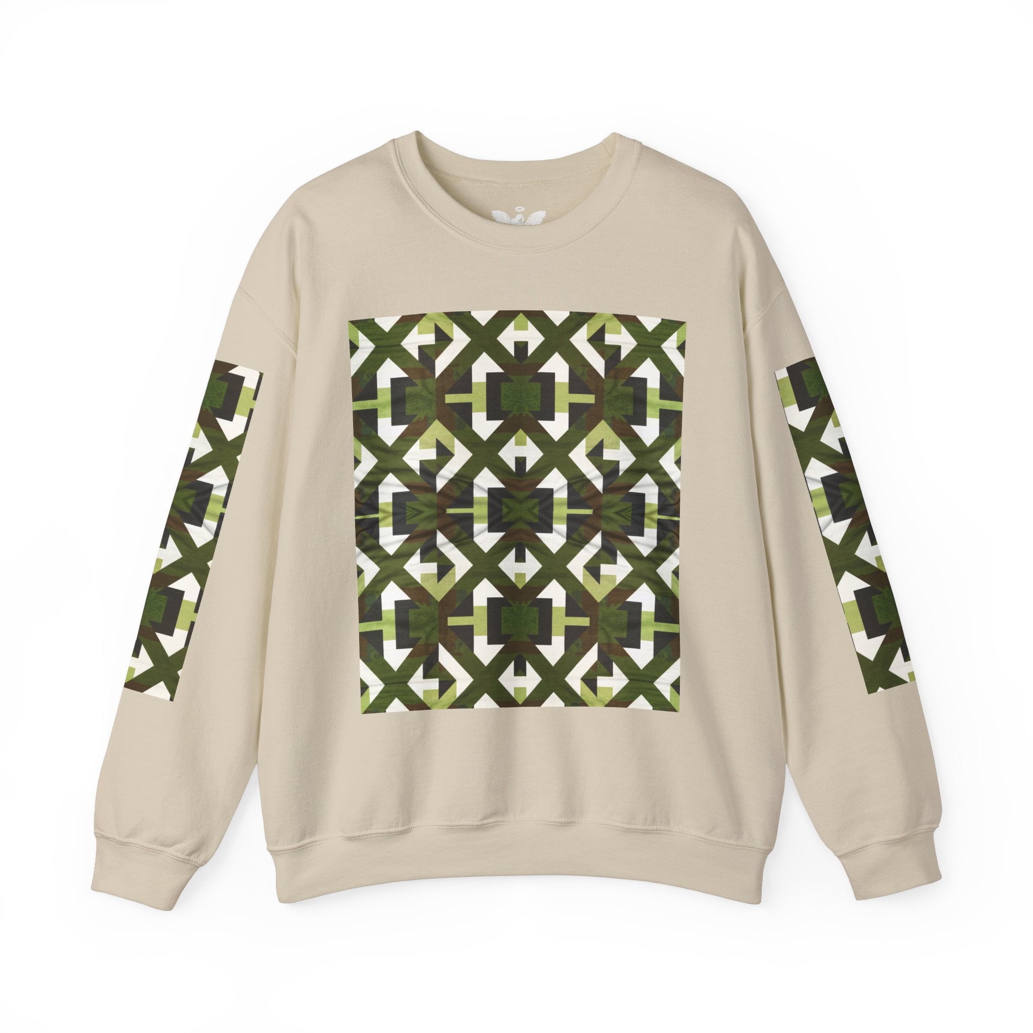 Unisex Camouflage Pattern Crewneck Sweatshirt – Cozy and Stylish Casual Wear - Angel Body