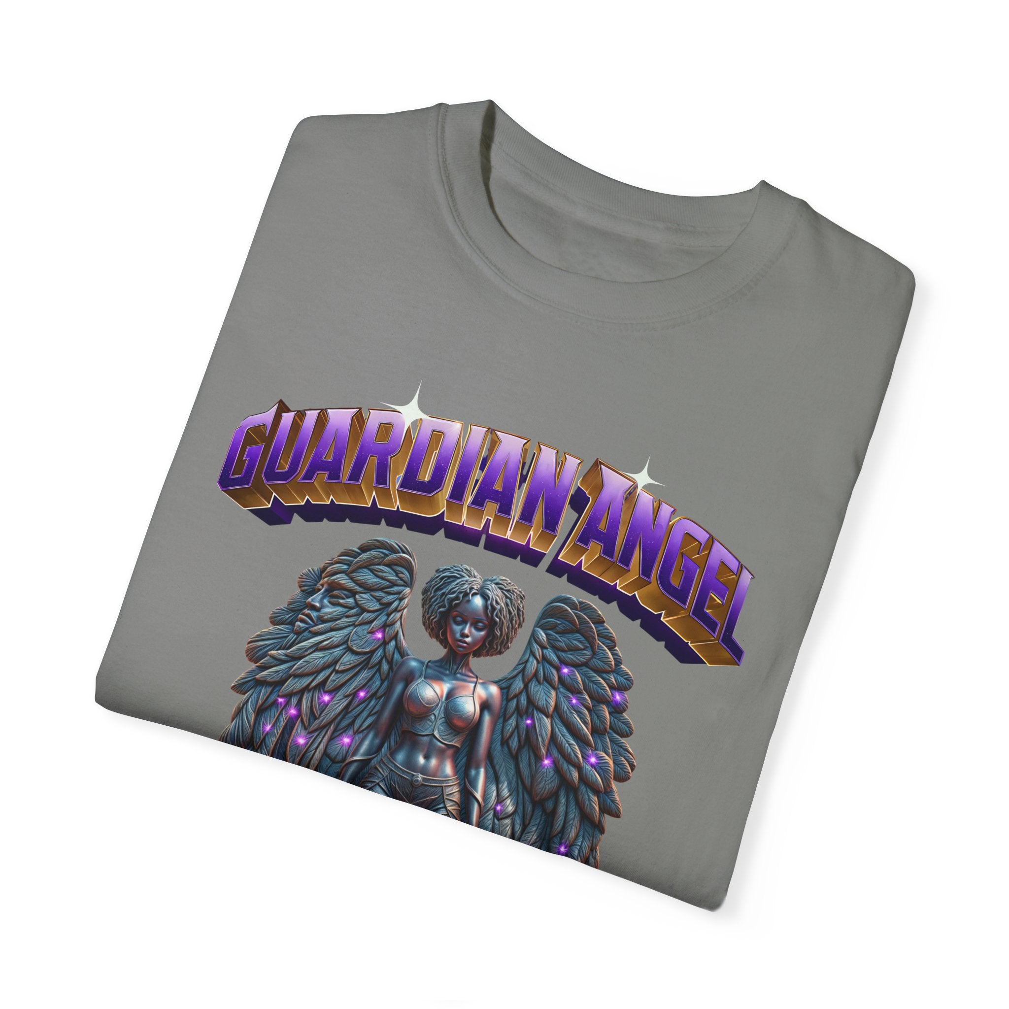 Unisex Garment-Dyed T-shirt With the title Guardian Angel - Angel Body