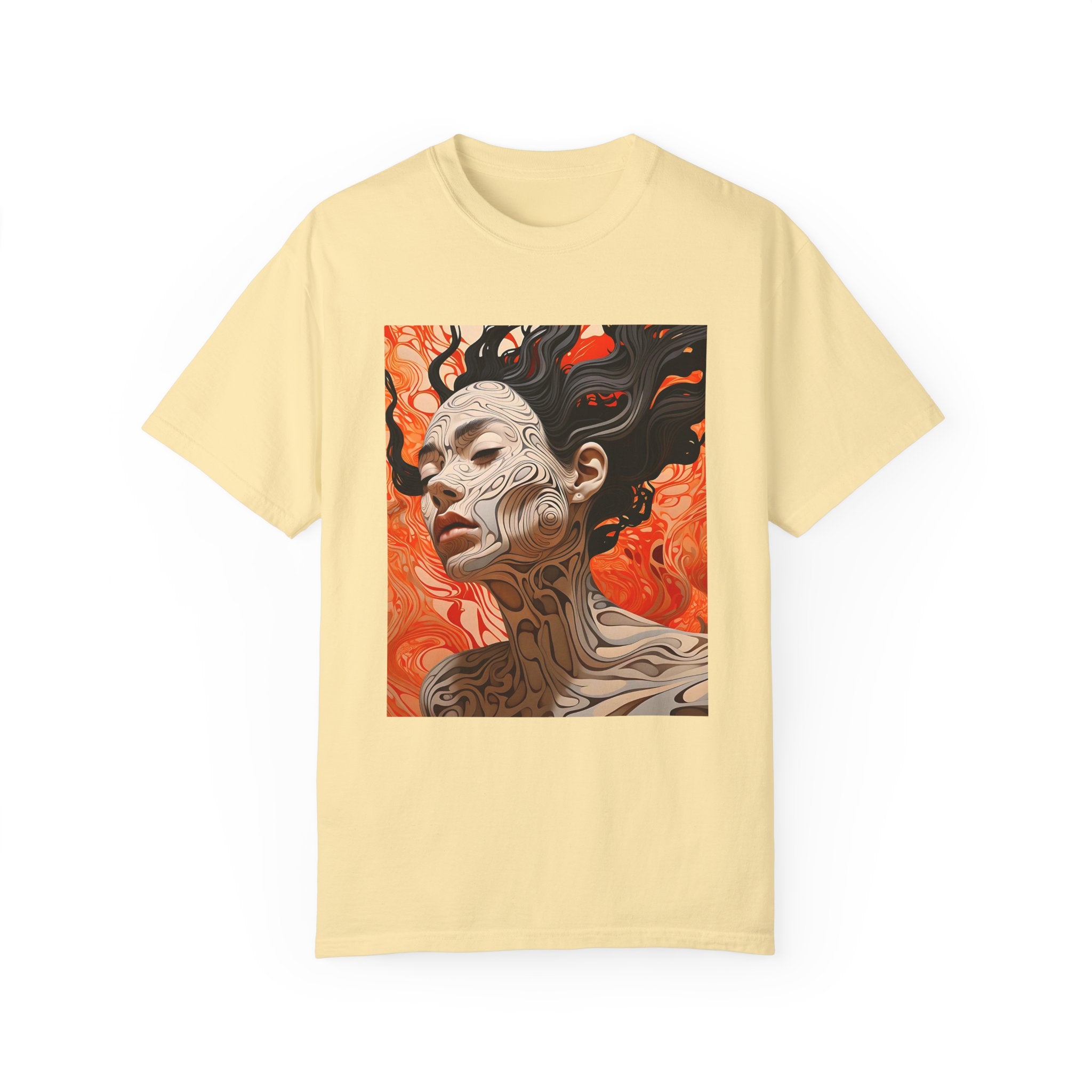 Artistic Unisex T-Shirt - Abstract Woman Design, Perfect for Creative Souls