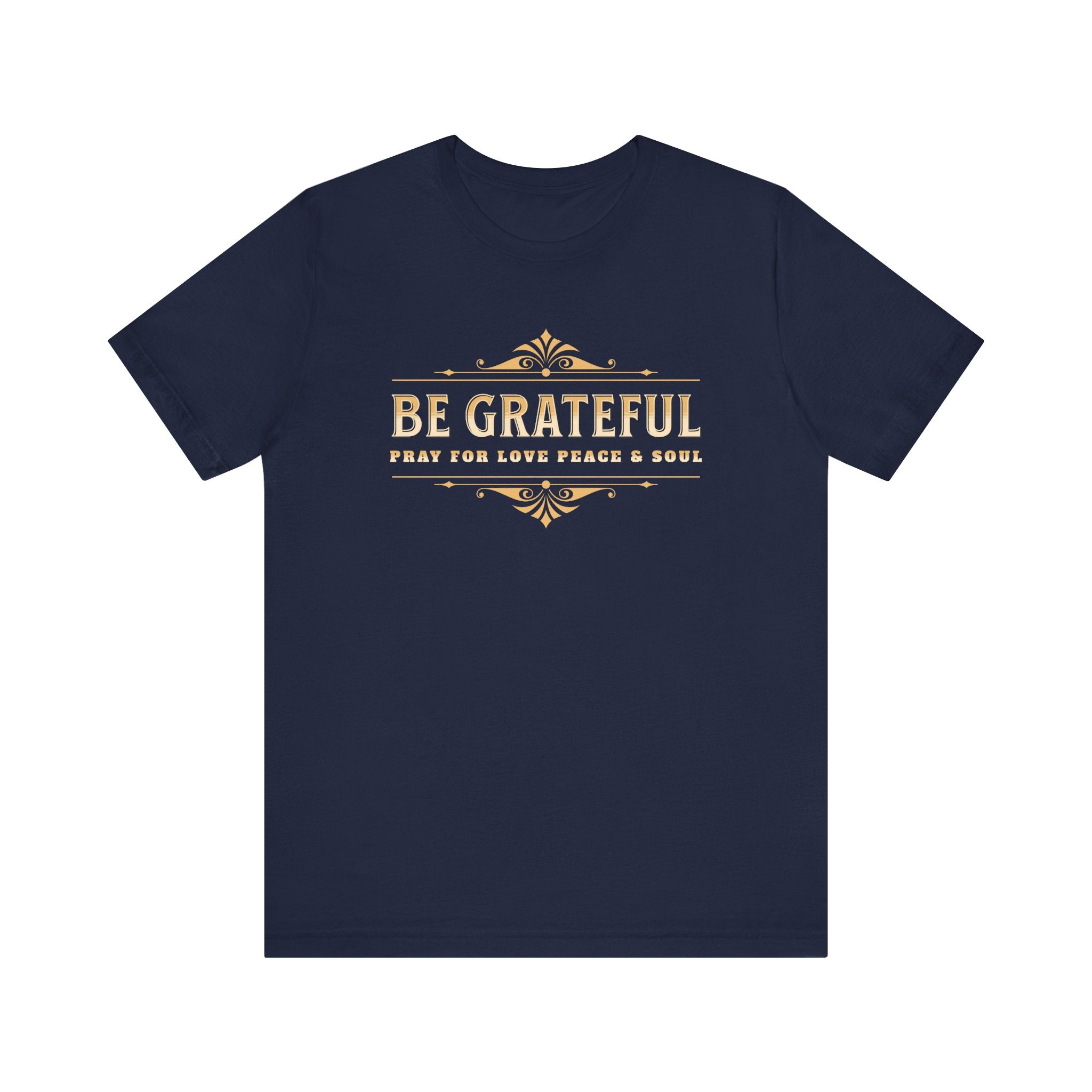 Unisex Jersey Short Sleeve Tee /Be Grateful - Angel Body