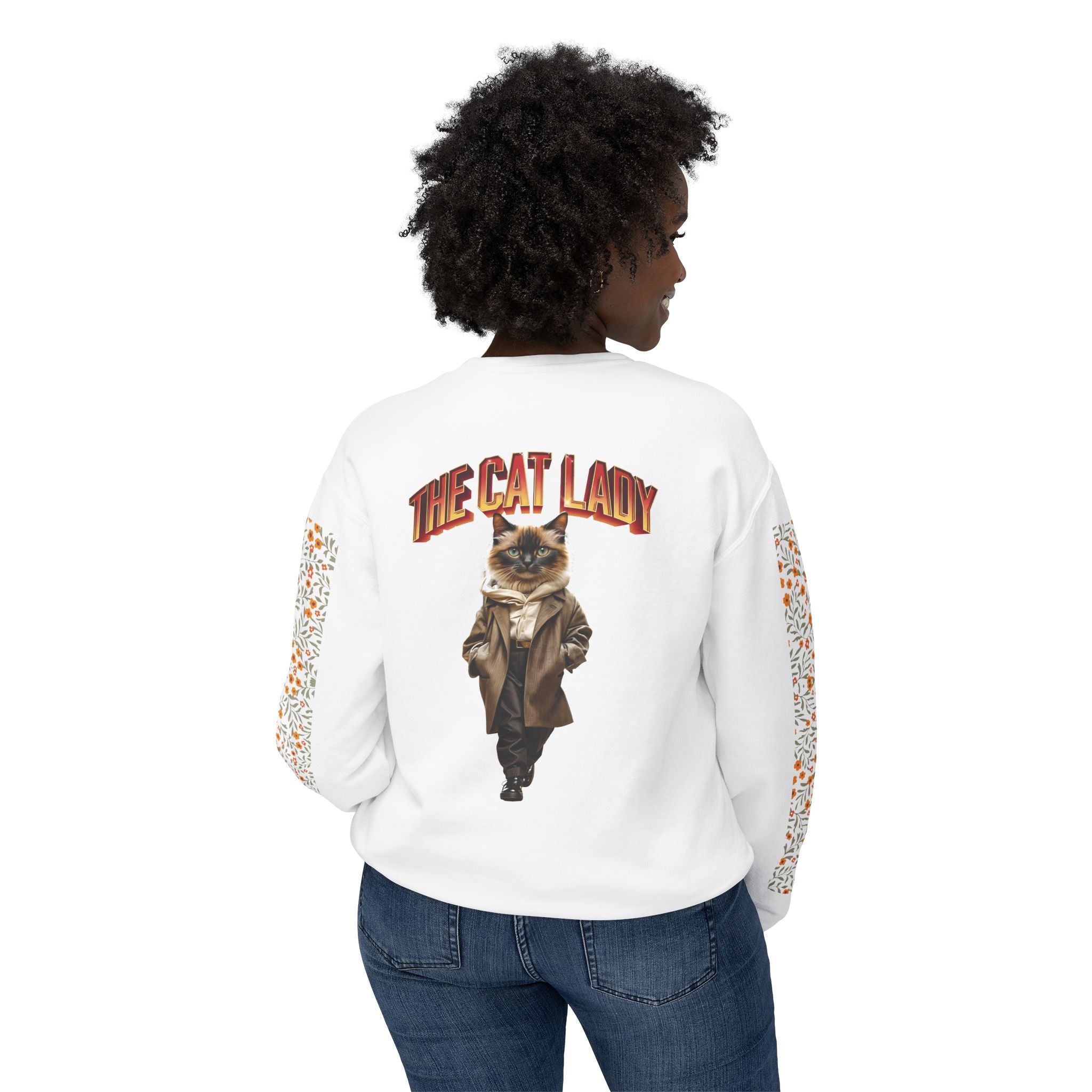 Unisex Lightweight Crewneck Sweatshirt - Angel Body