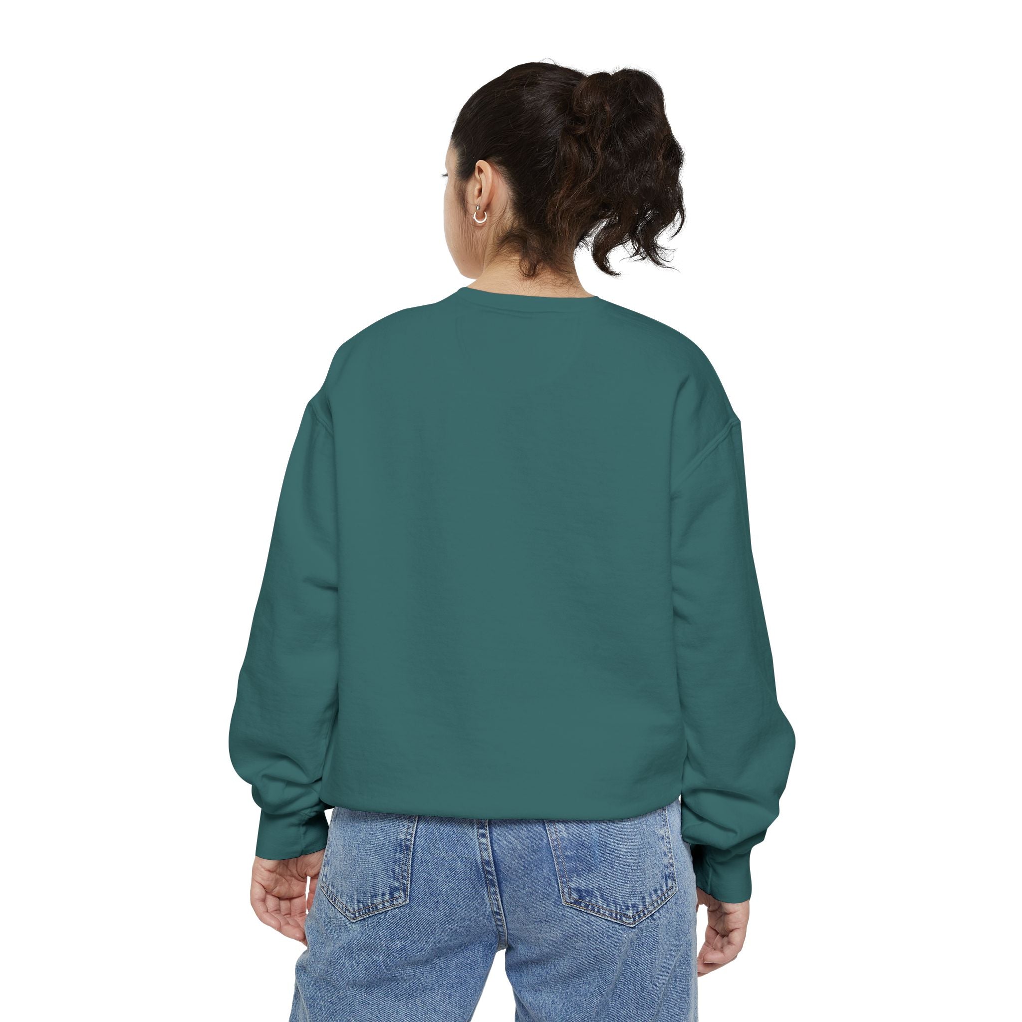 Unisex Garment-Dyed Sweatshirt SAY A LITTLE PRAYER - Angel Body
