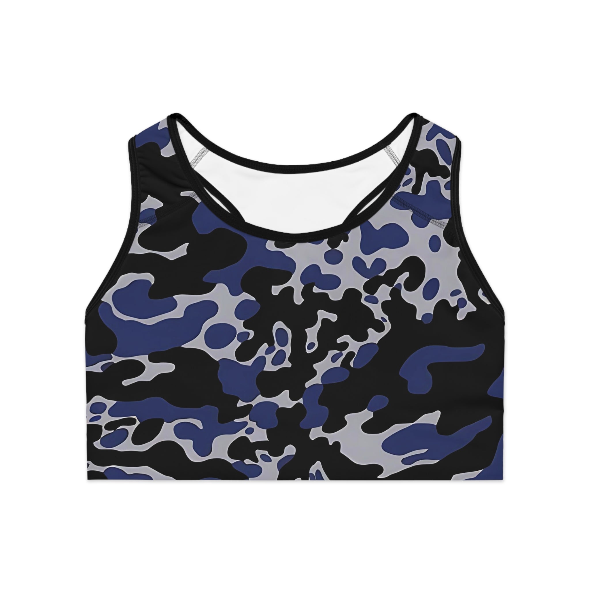 Camo Sports Bra - Stylish Athletic Hoodie for Active Women