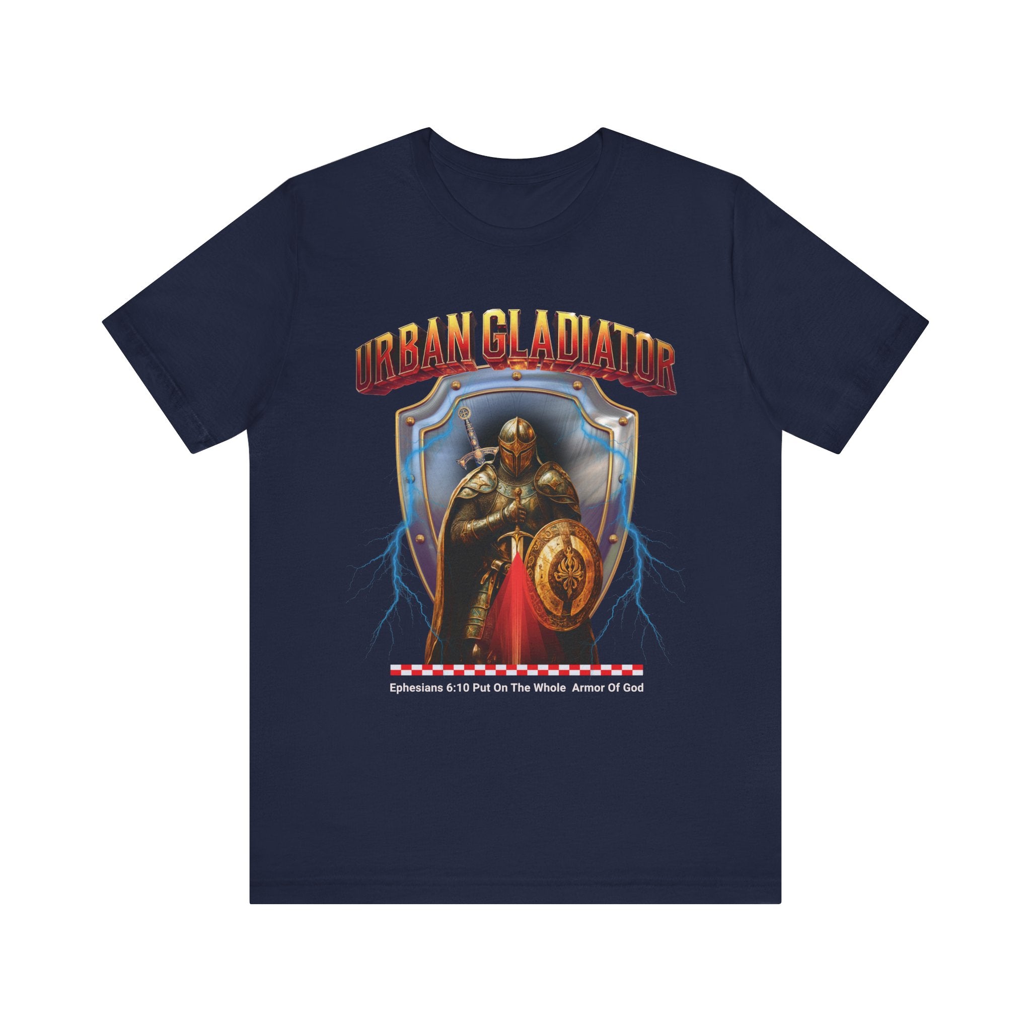 Unisex Jersey Short Sleeve Tee: Colorful Art Put on the whole Armored of God - Angel Body