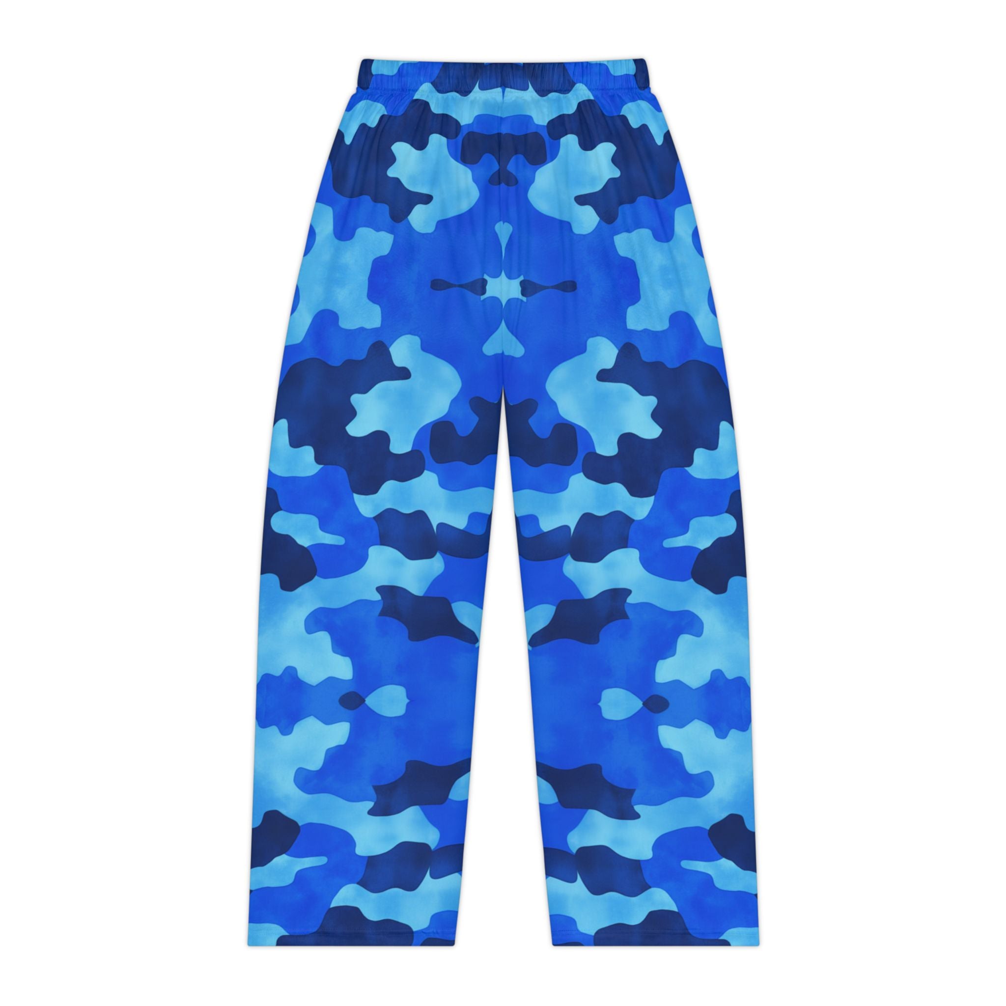 Very Lovely Blue Camo Women's Pajama Pants - Relax in Soft cute Style - Angel Body