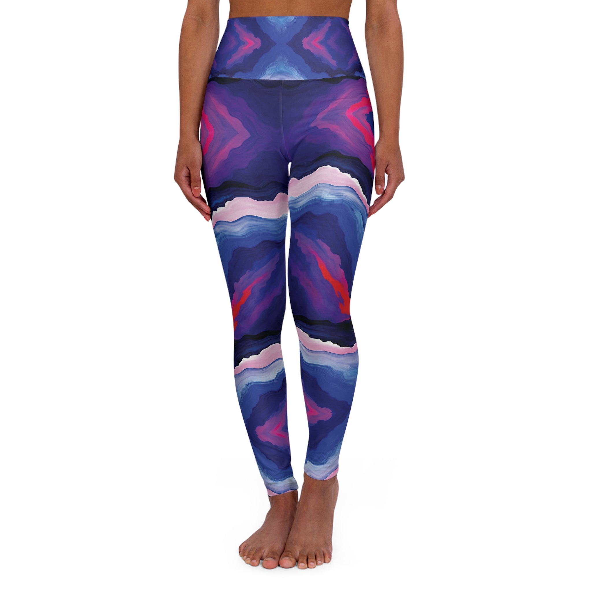 New Custom design High Waisted Angel Body custom Yoga Leggings for Comfort & Style - Angel Body