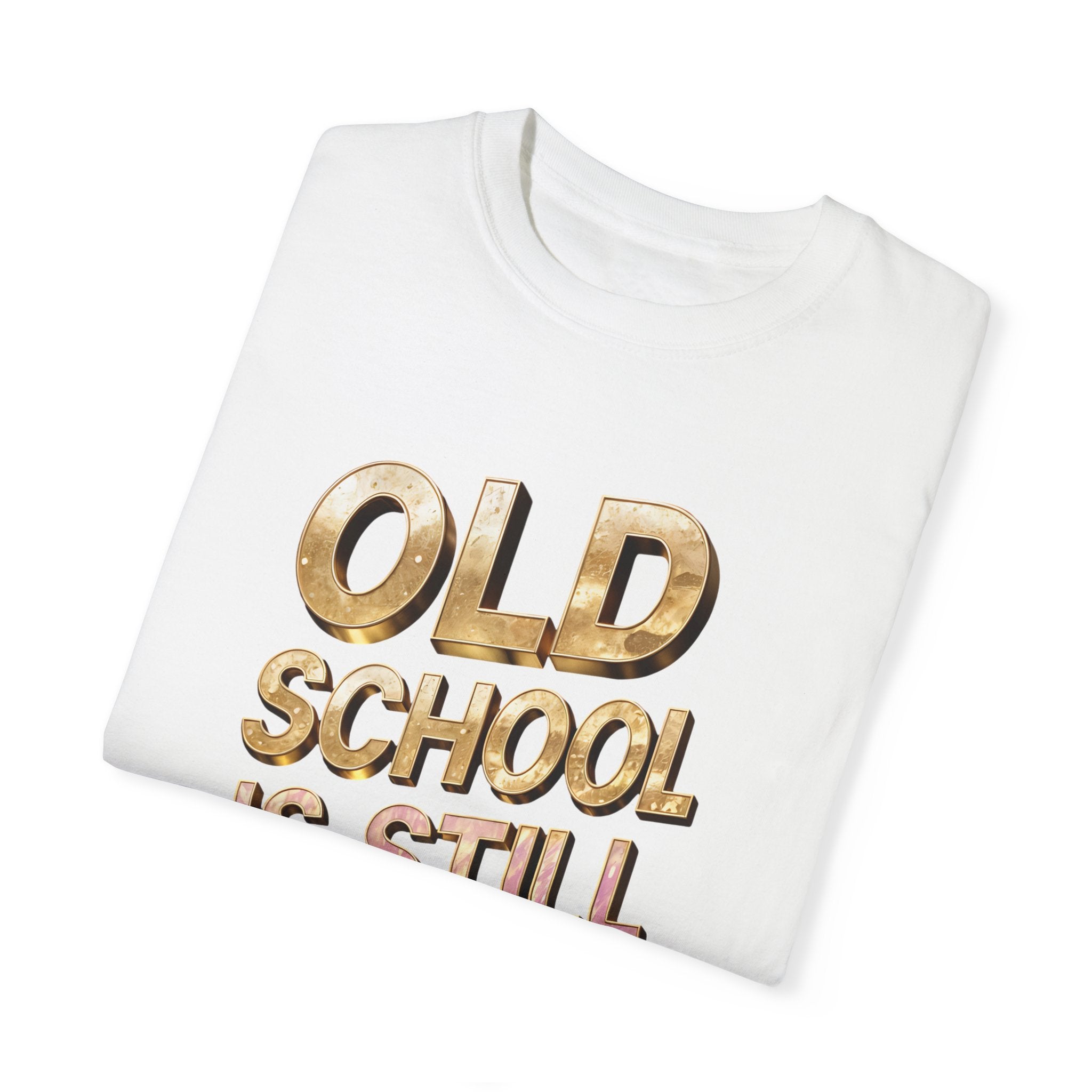 Vintage Feel Unisex T-Shirt - "Old School is Still Cool" - Angel Body