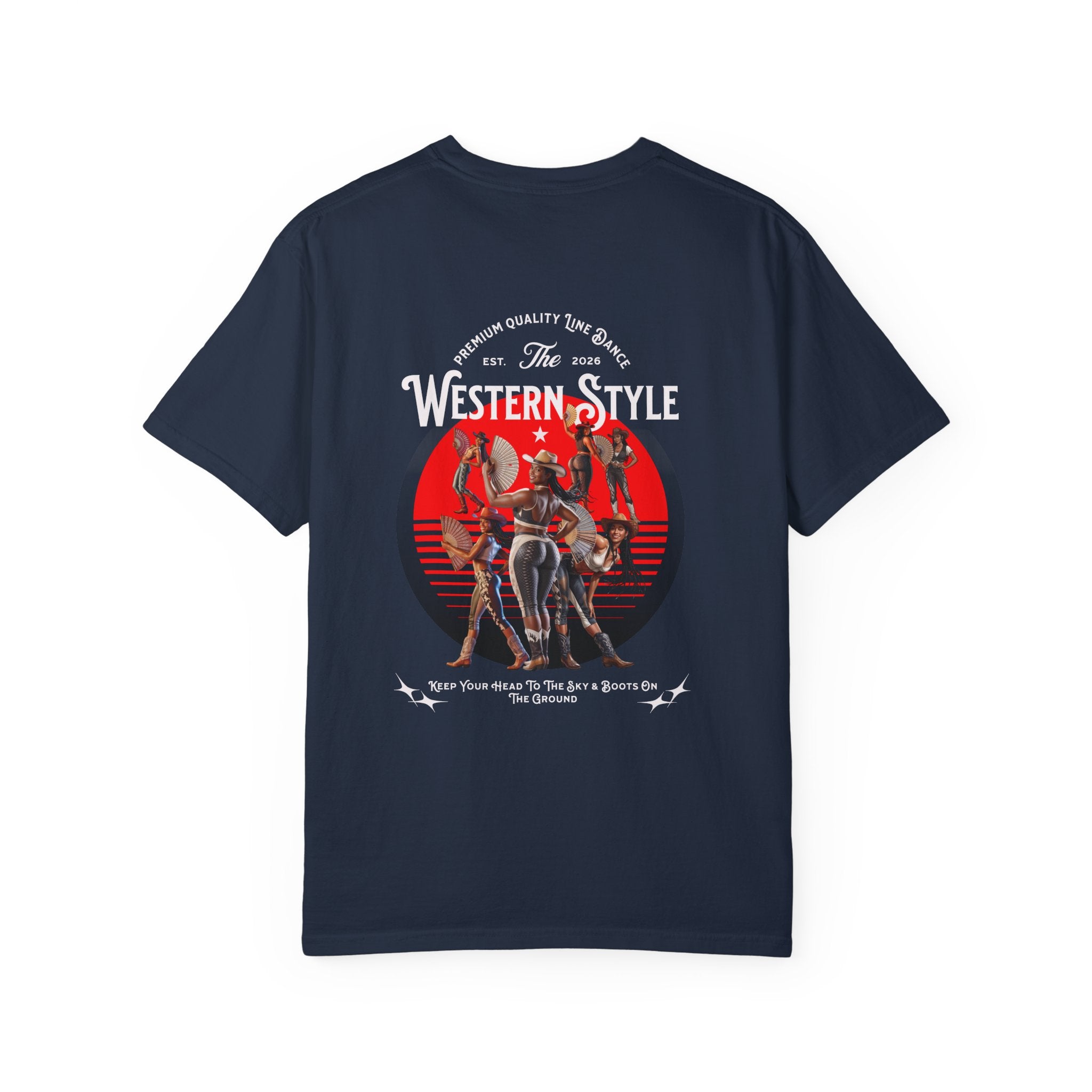 Retro Graphic Unisex Line Dance T-Shirt - 'Where Them Fans At?' - Angel Body
