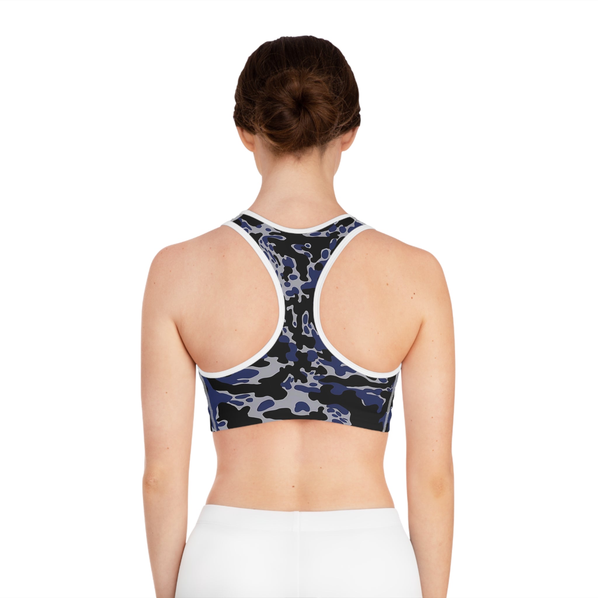 Camo Sports Bra - Stylish Athletic Hoodie for Active Women