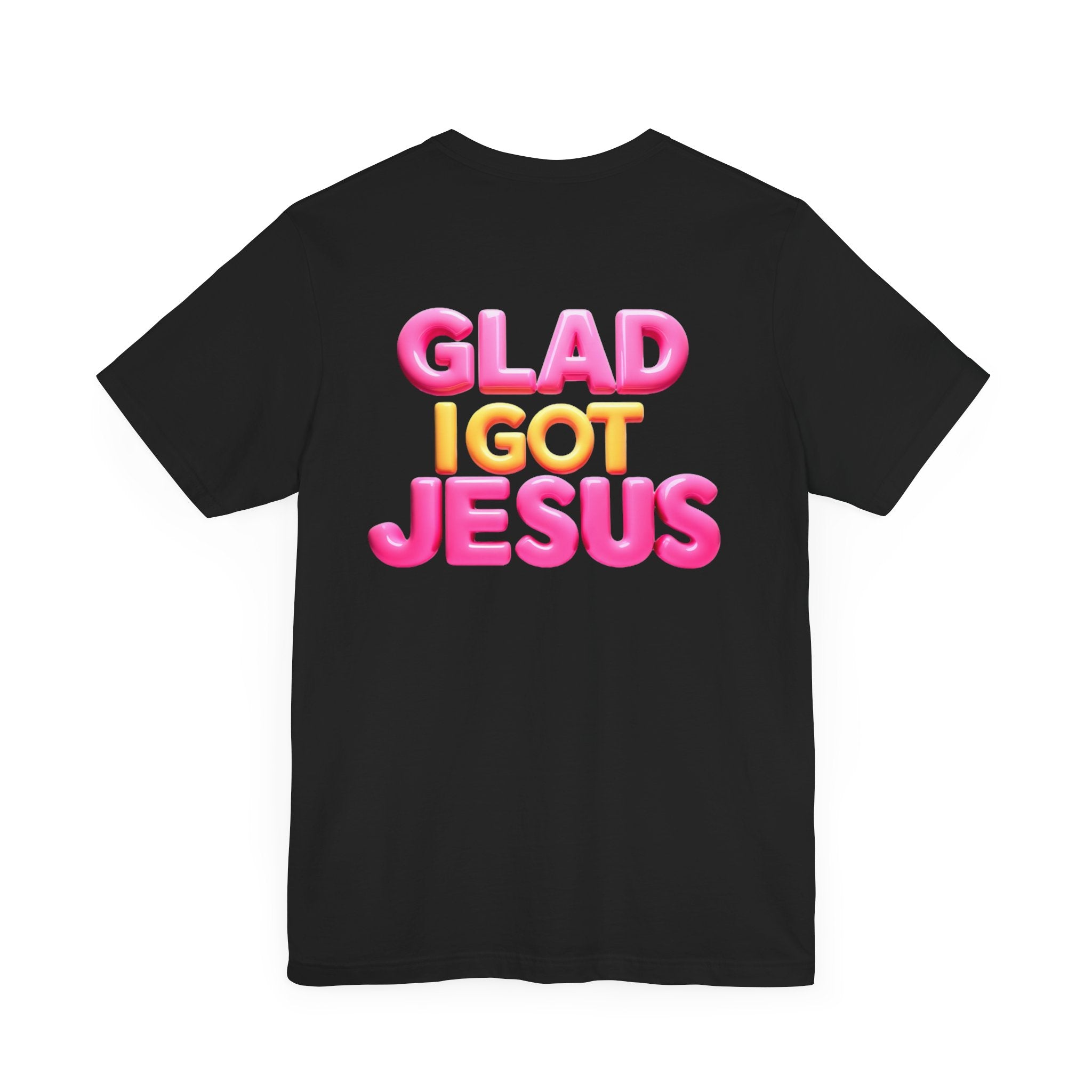 Glad I Got Jesus Unisex Tee - Angel Body