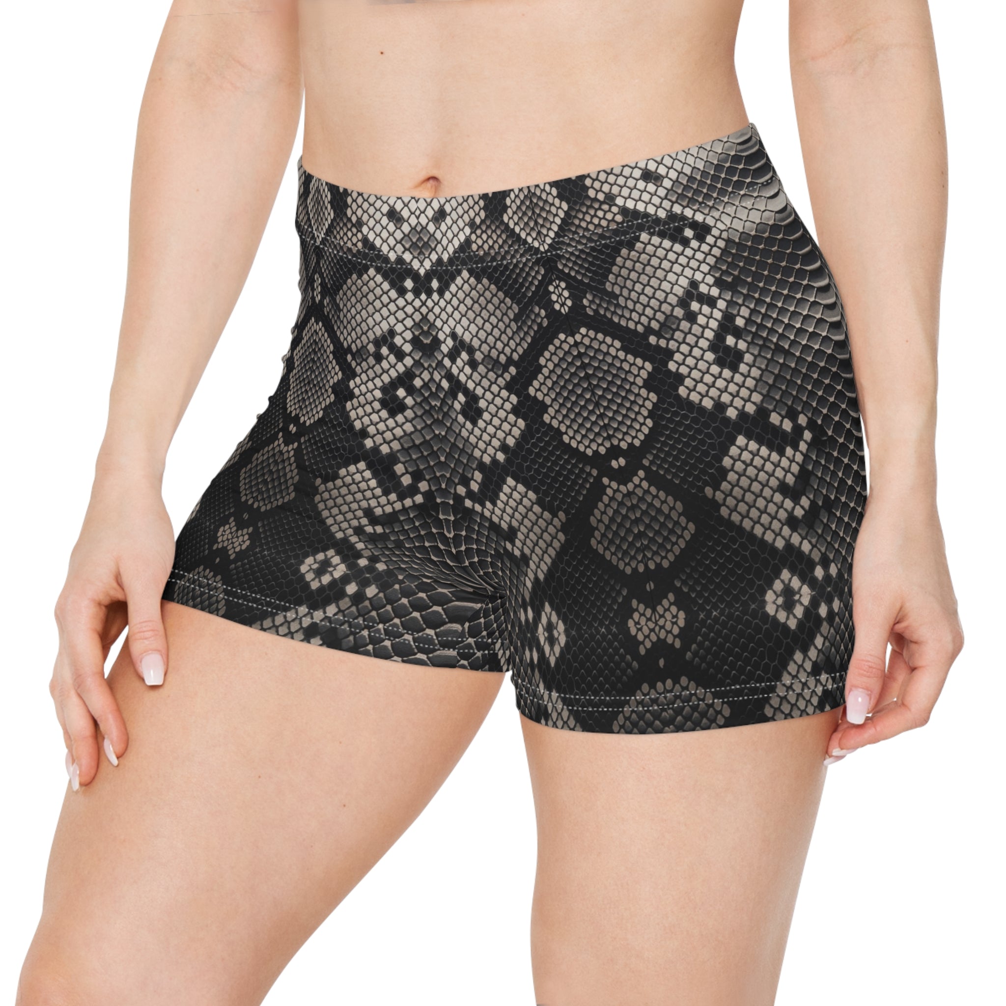Python Print Shorts - Angel Body