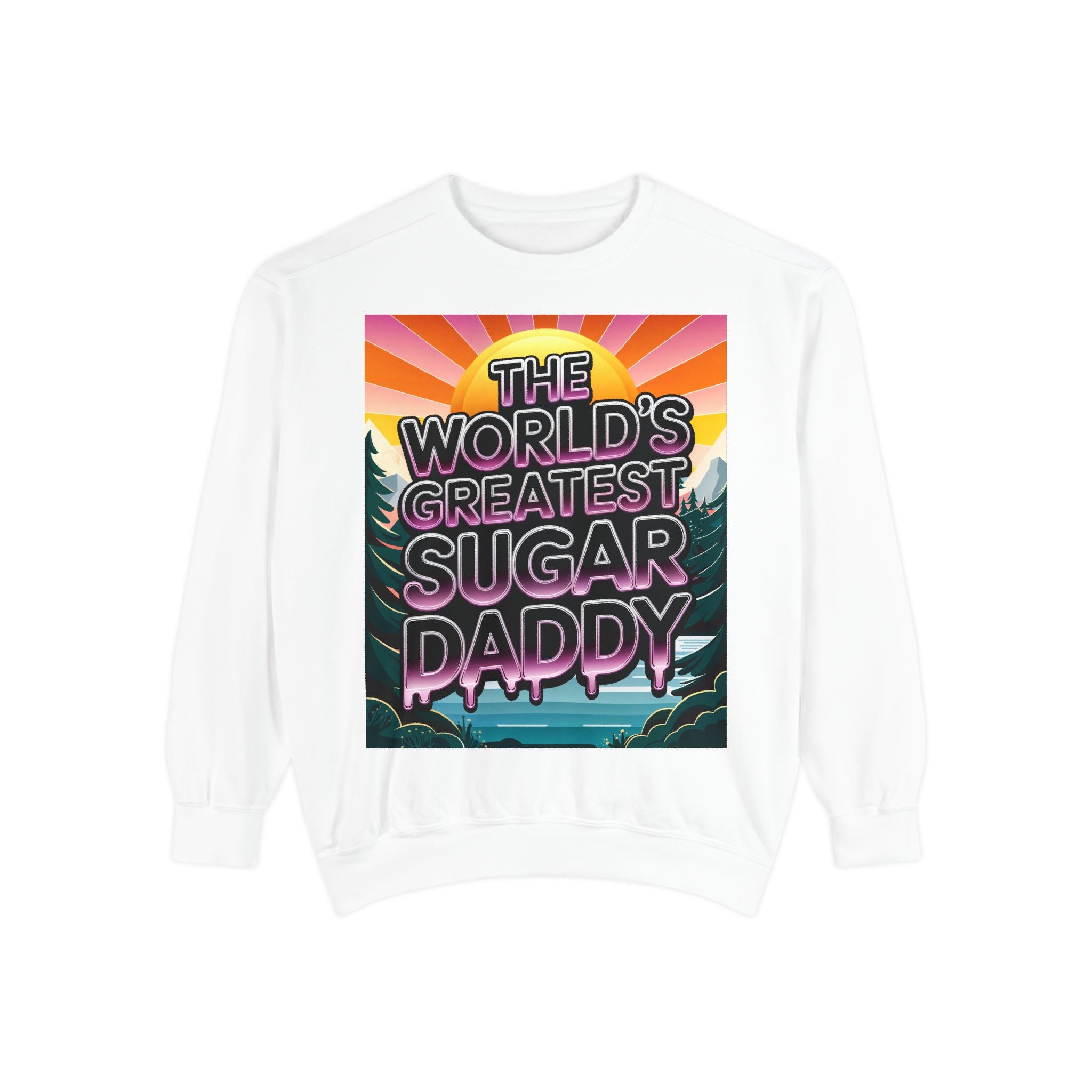 World's Greatest Sugar Daddy Sweatshirt | Cozy, Fun Gift for Dads and Partners - Angel Body