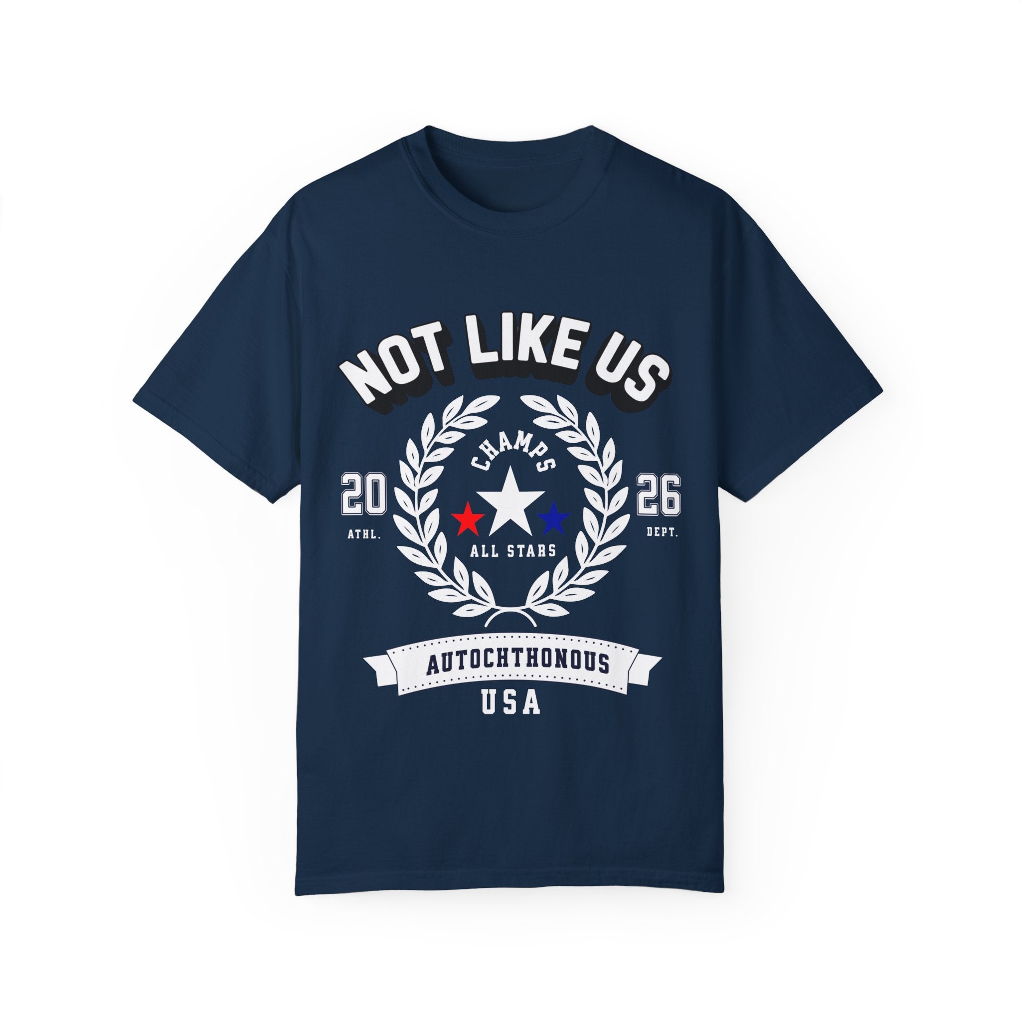 Autochthonous All Stars Unisex Garment-Dyed T-Shirt - Sports Inspired Tee for Casual Days - Angel Body