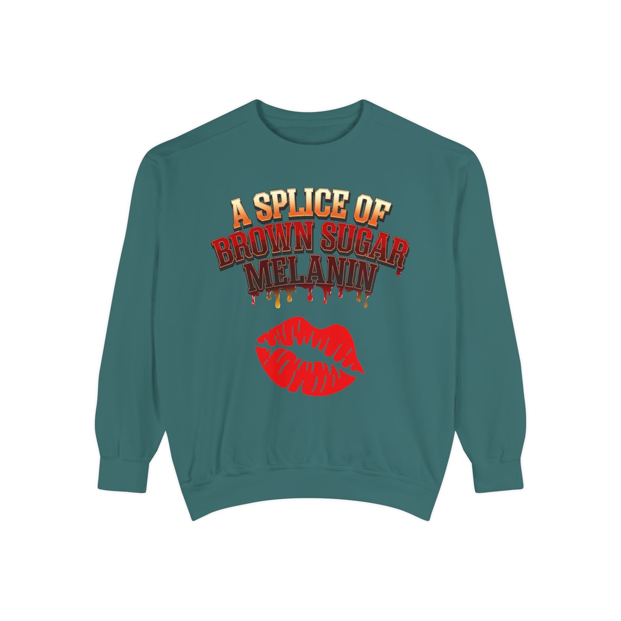 A Splice of Brown Sugar Melanin Unisex Sweatshirt - Comfortable & Stylish for All Occasions - Angel Body