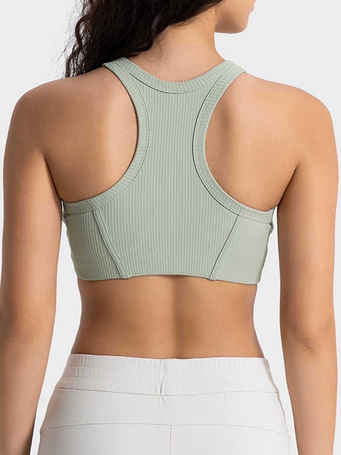 Wide Strap Cropped Sport Tank - Angel Body