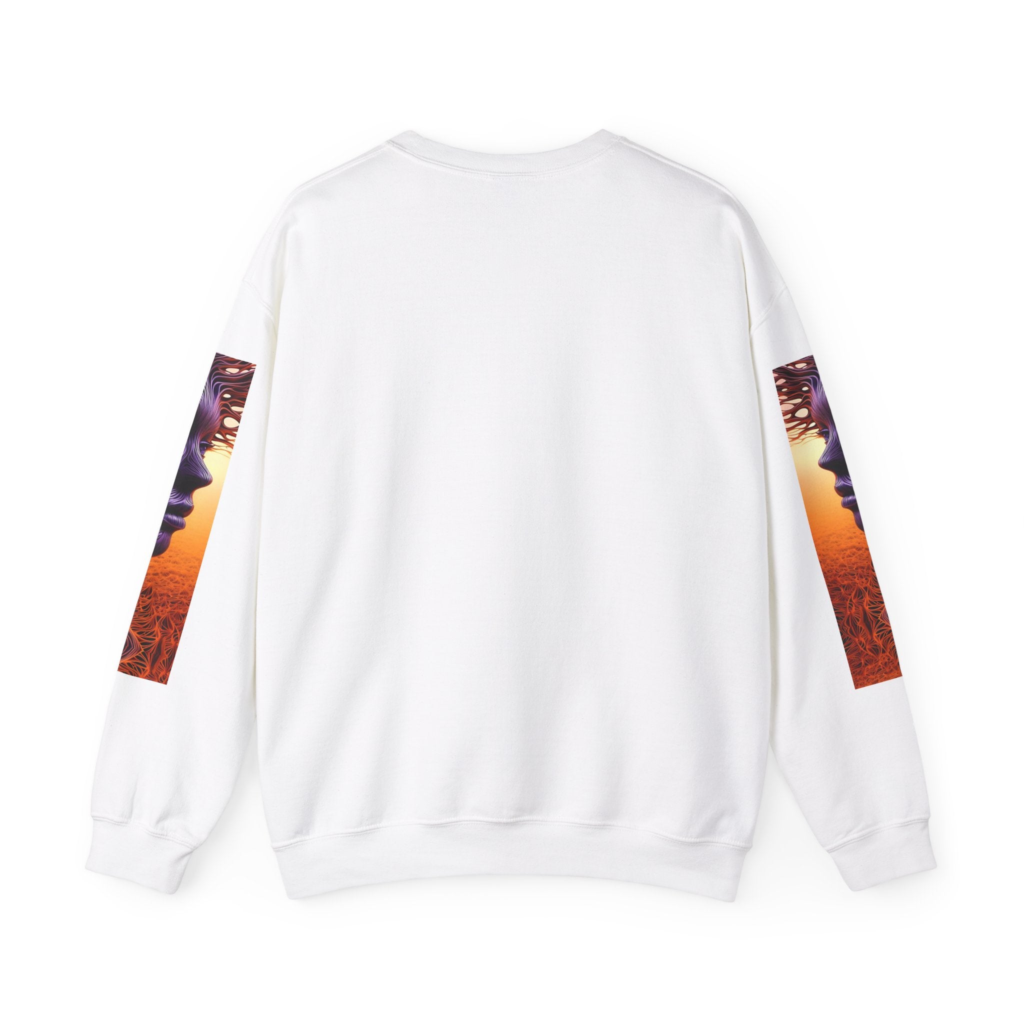 Purple Wind Mystical Abstract Unisex Sweatshirt - Angel Body
