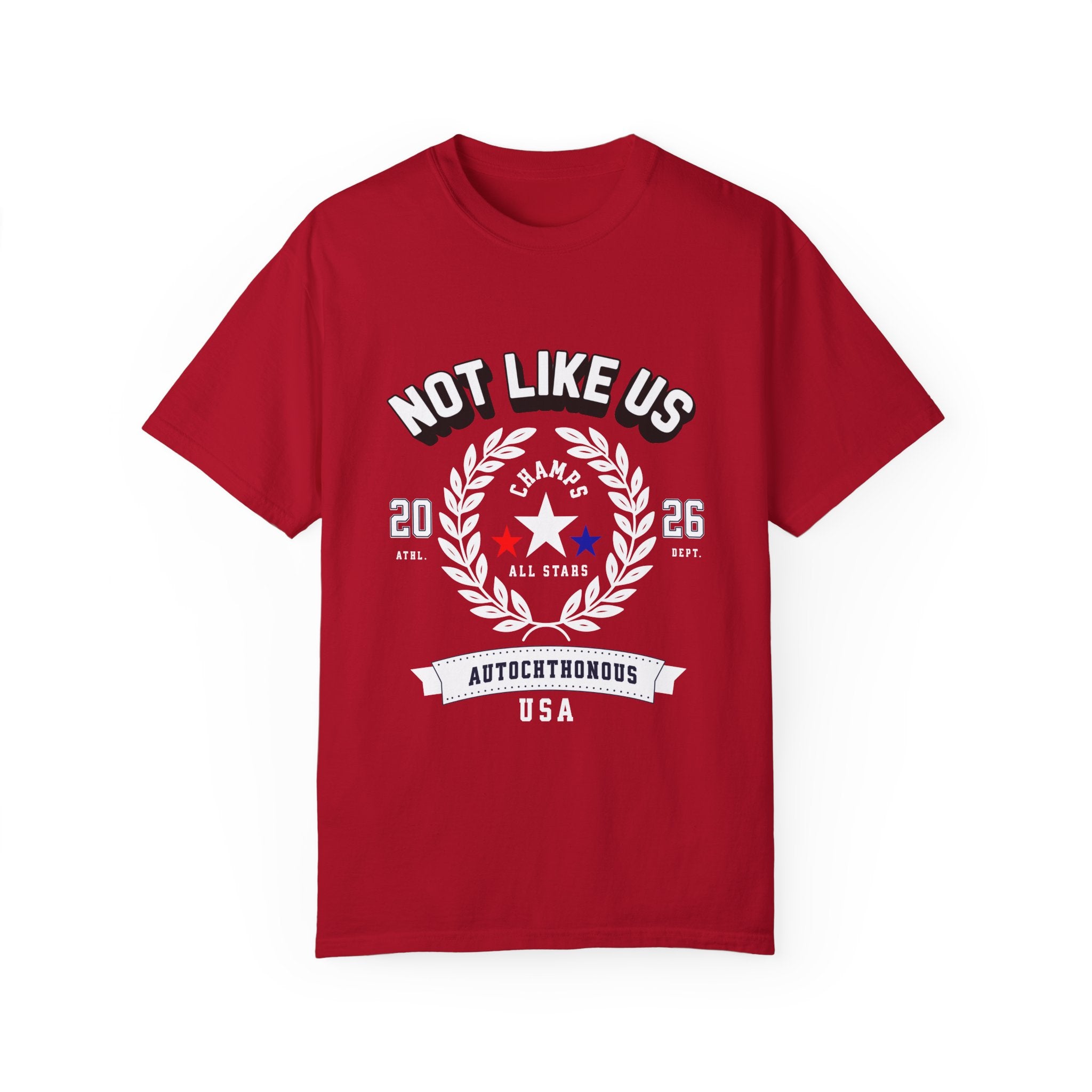 Unisex Garment-Dyed T-Shirt - 'Not Like Us' All Stars Tee - Angel Body