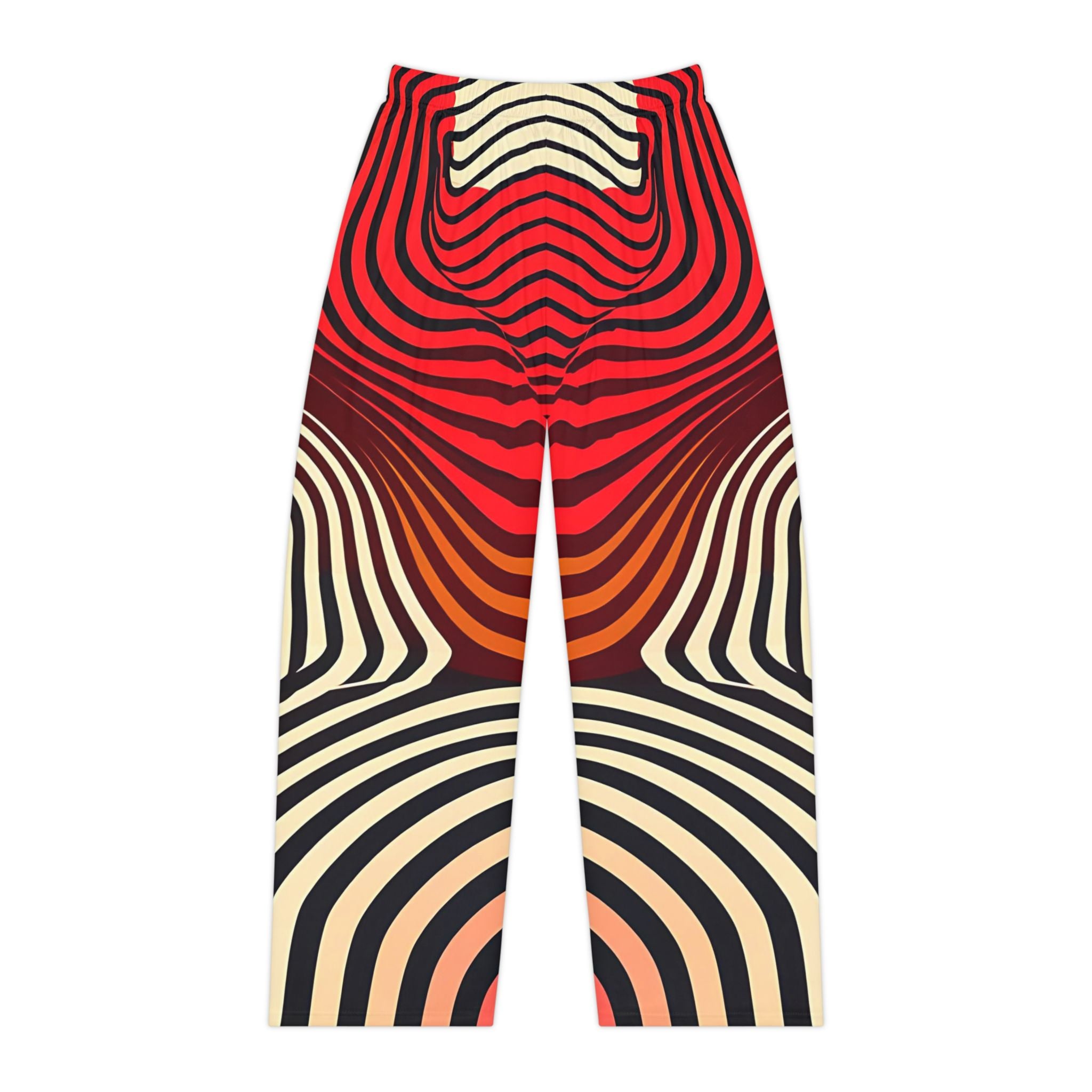 Psychedelic Striped Women's Pajama Pants - Cozy & Stylish Loungewear - Angel Body