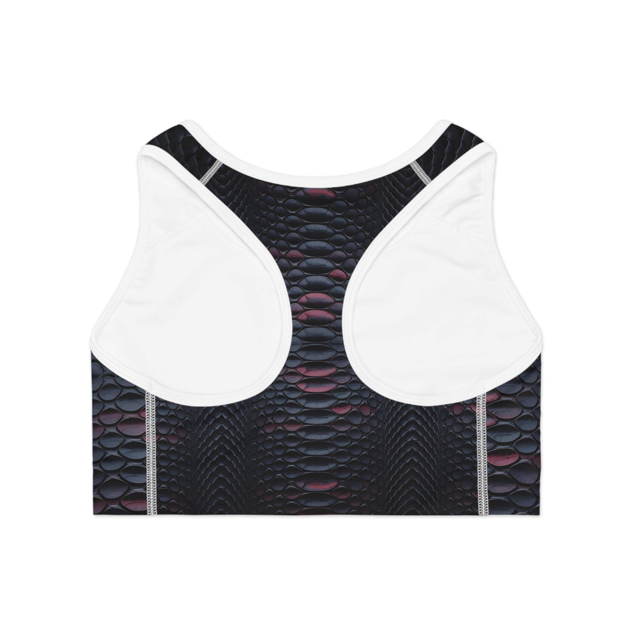 Stylish Snake Print Sports Bra - Perfect for Activewear & Fitness Enthusiasts