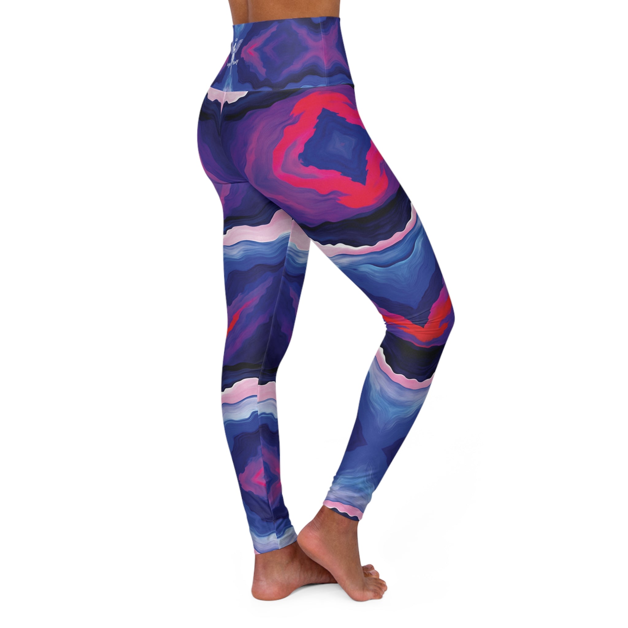New Custom design High Waisted Angel Body custom Yoga Leggings for Comfort & Style - Angel Body