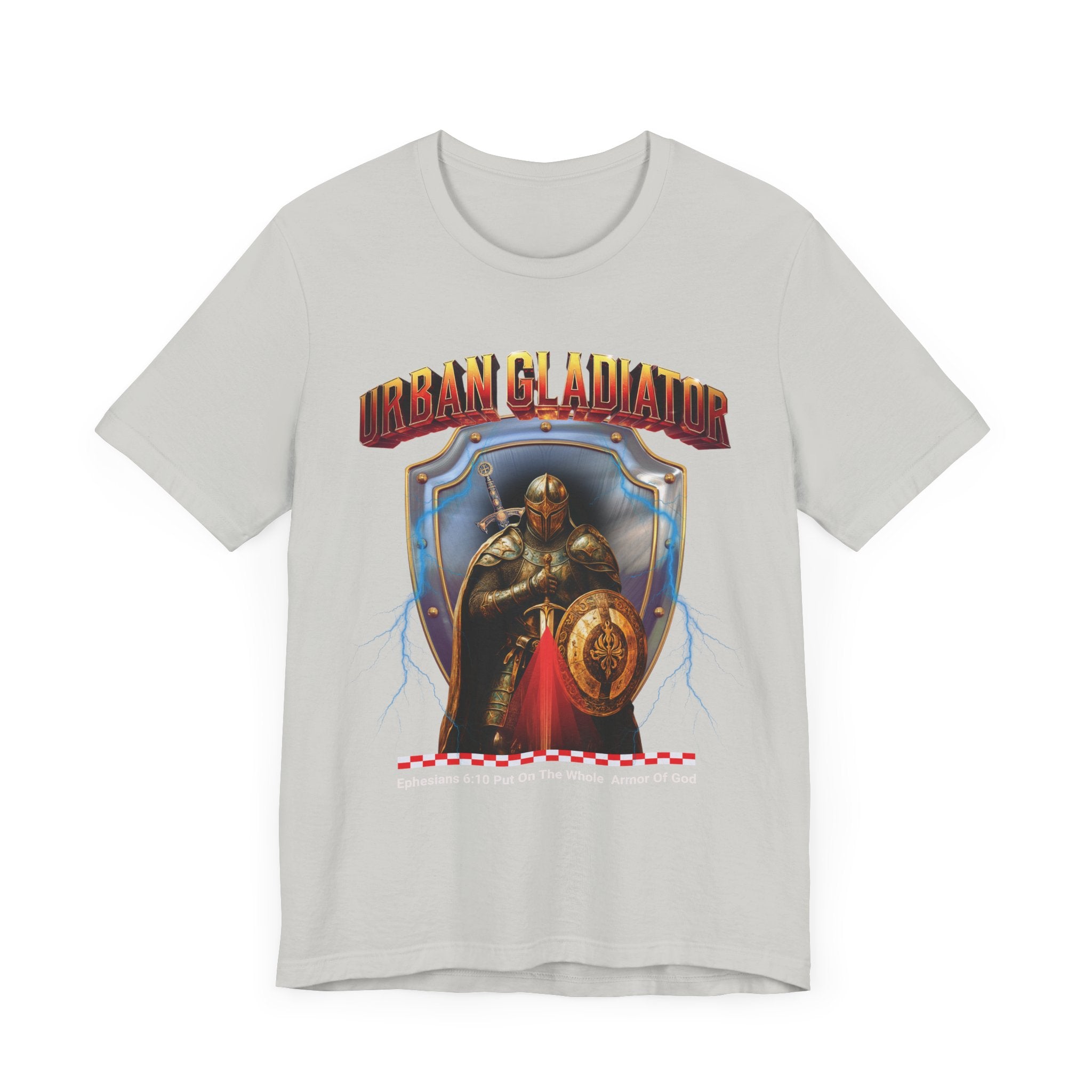 Unisex Jersey Short Sleeve Tee: Colorful Art Put on the whole Armored of God - Angel Body