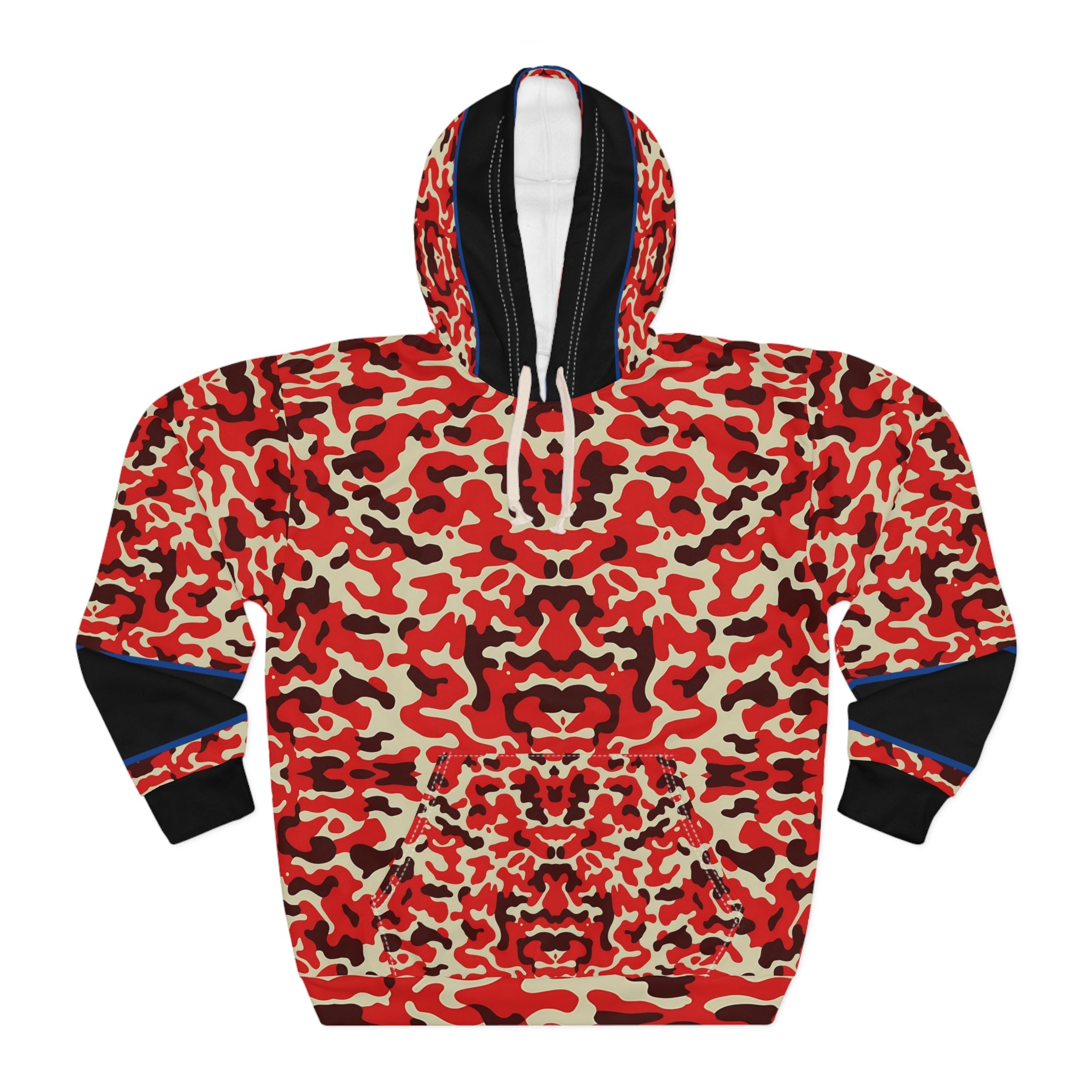 Vibrant Camo Unisex Pullover Hoodie - Warm and Stylish for Everyday Adventures - Angel Body