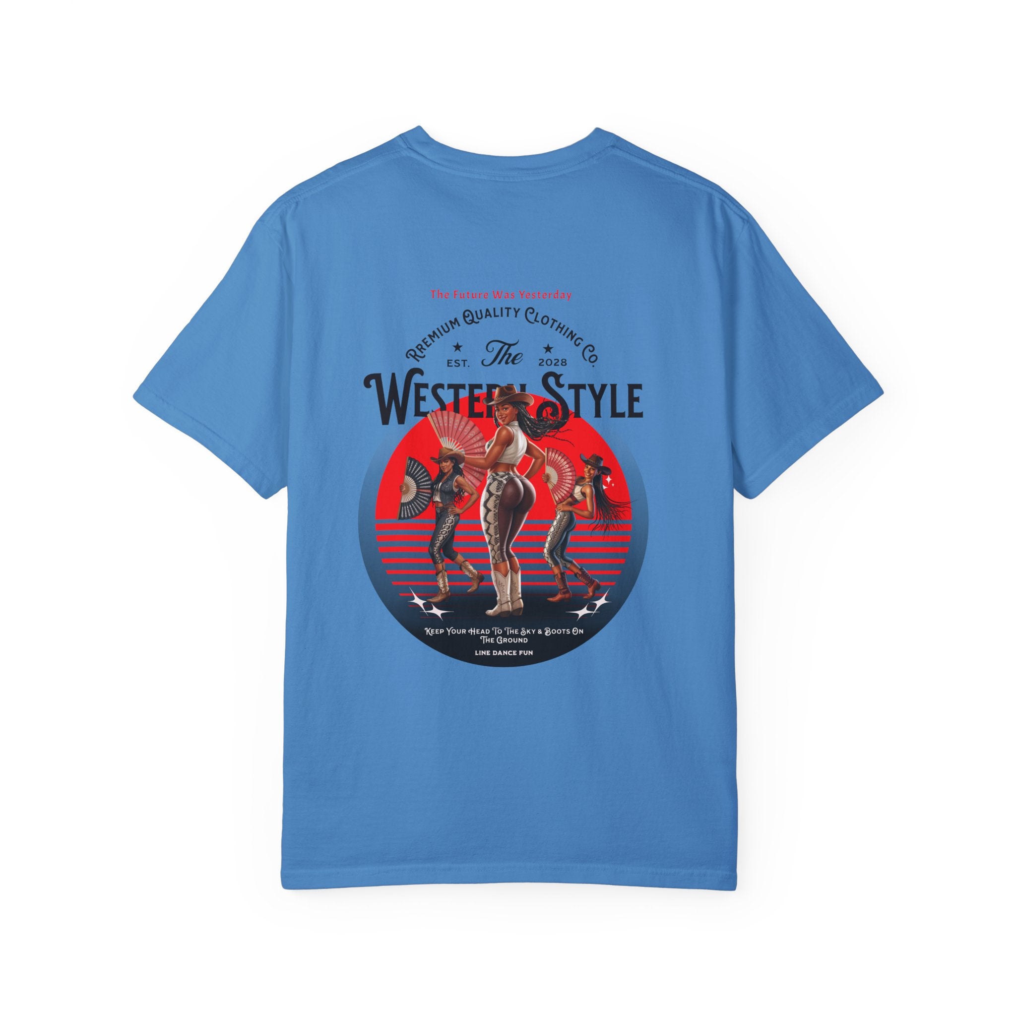 Vintage Western Style T-Shirt - Unisex Graphic Tee for Country Lovers - Angel Body