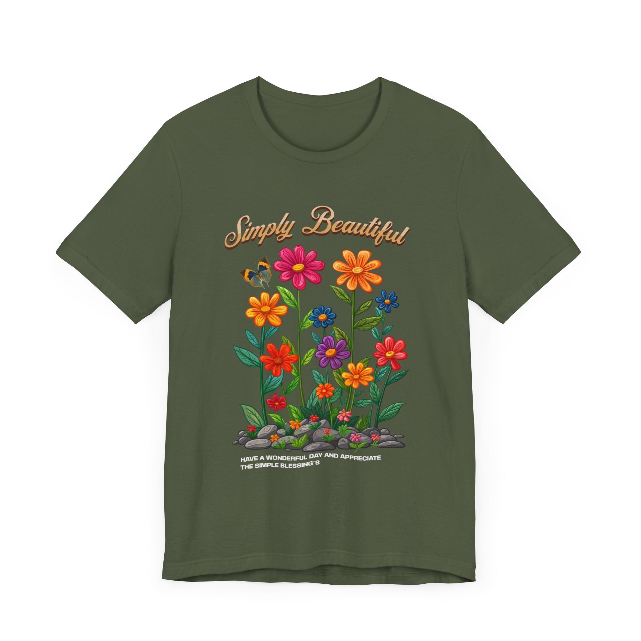 Unisex Jersey Short Sleeve Tee: Simply Beautiful 2 - Angel Body