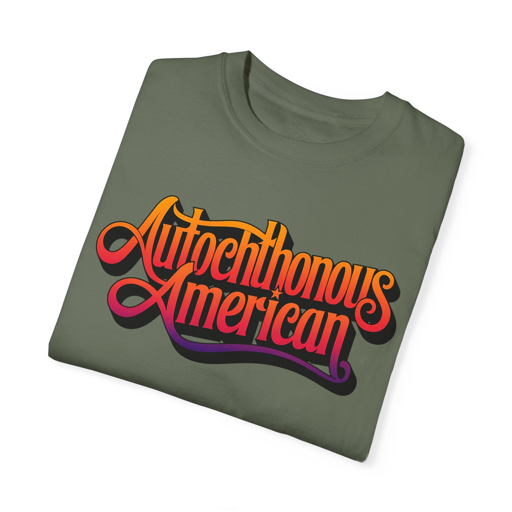 Autochthonous American T-Shirt - Vibrant Graphic Tee for Cultural Celebrations