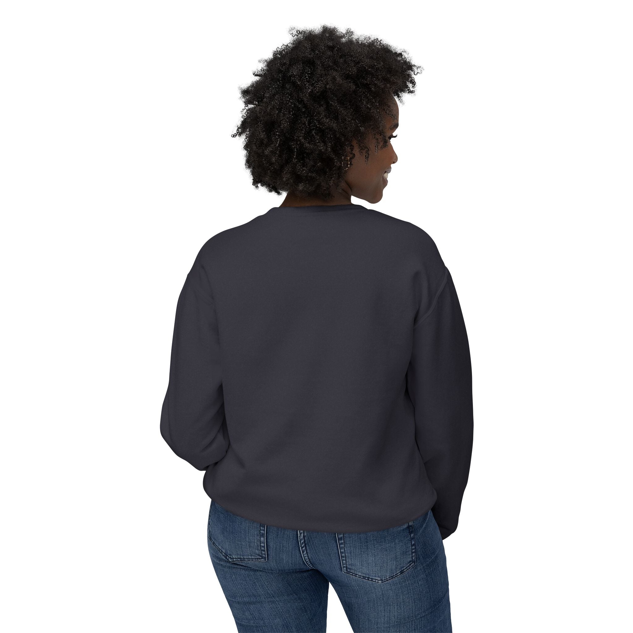 Unisex Lightweight Crewneck Sweatshirt That says Simply Beautiful - Angel Body