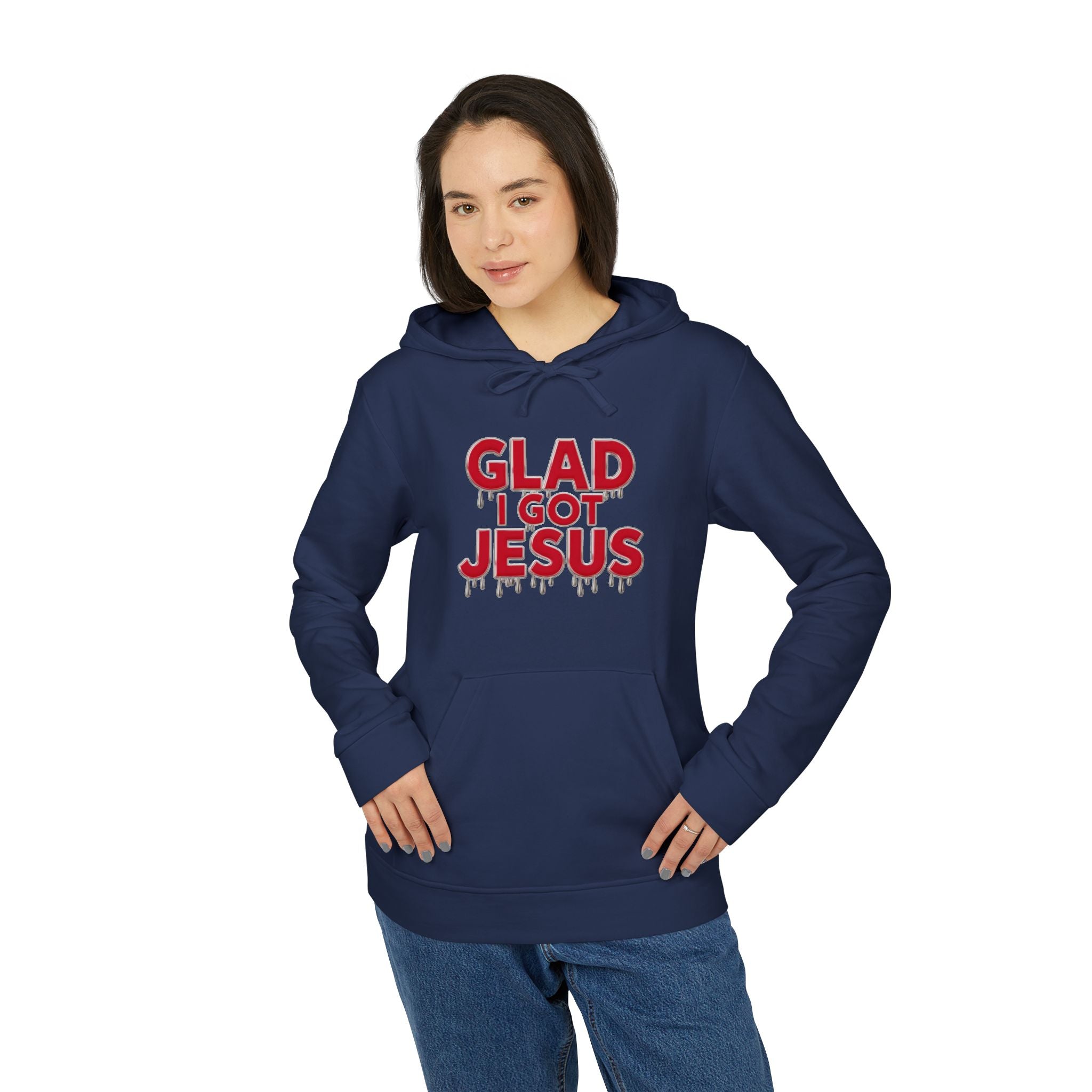 adidas Unisex Fleece Hoodie - Angel Body