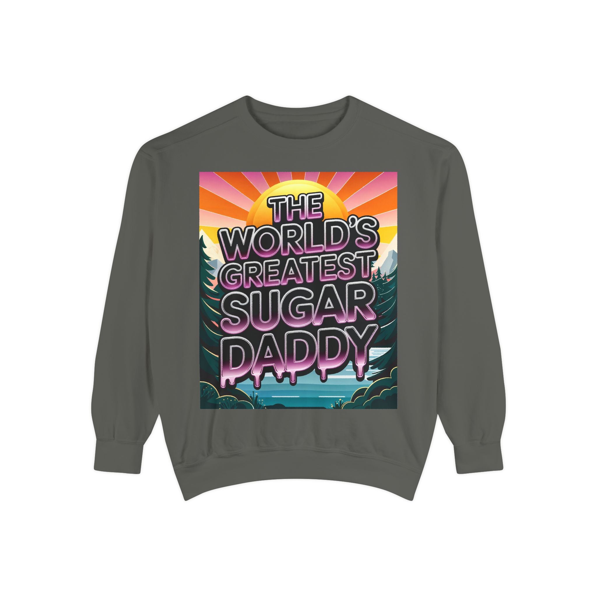 World's Greatest Sugar Daddy Sweatshirt | Cozy, Fun Gift for Dads and Partners - Angel Body