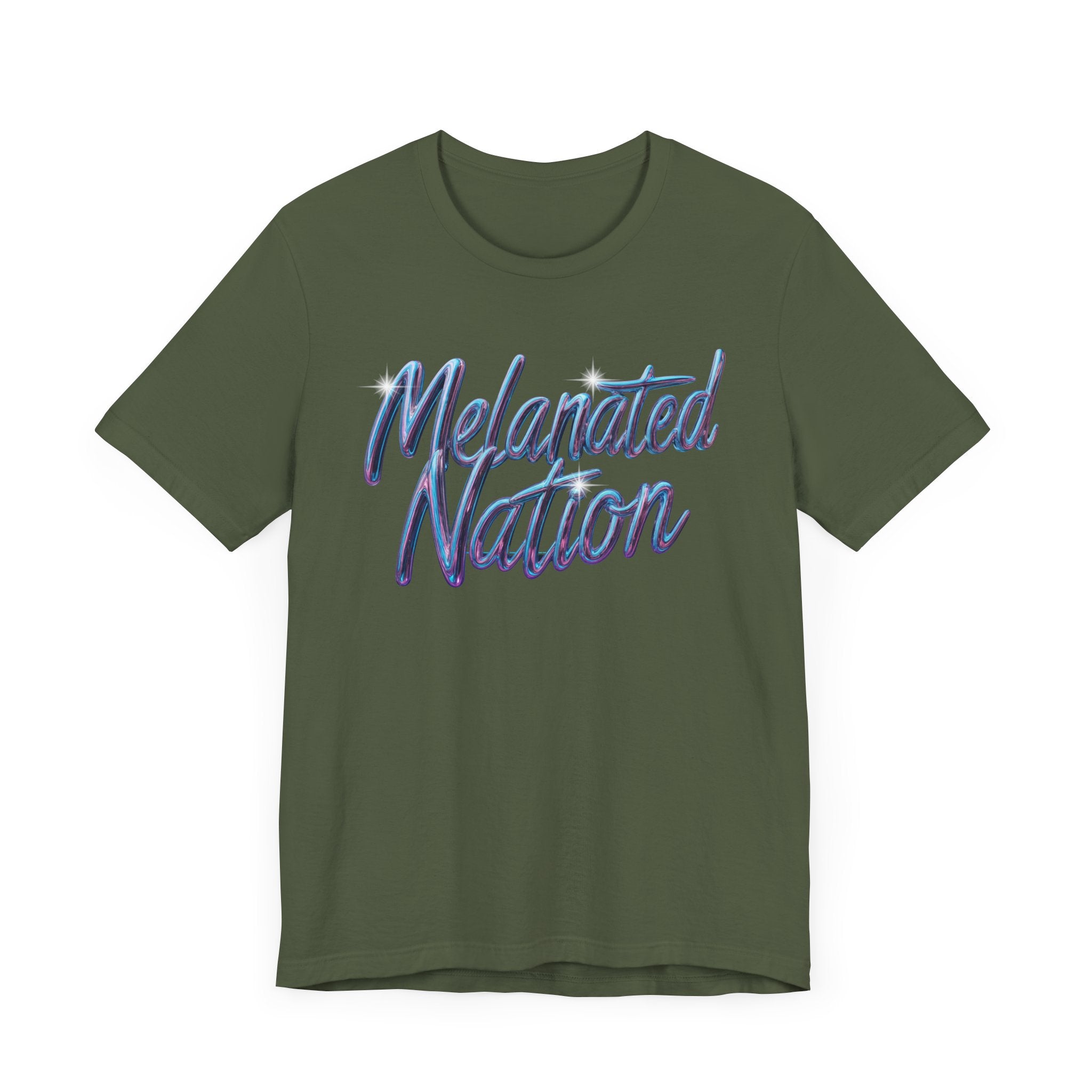 Unisex Jersey Short Sleeve Tee Melanated Nation - Angel Body