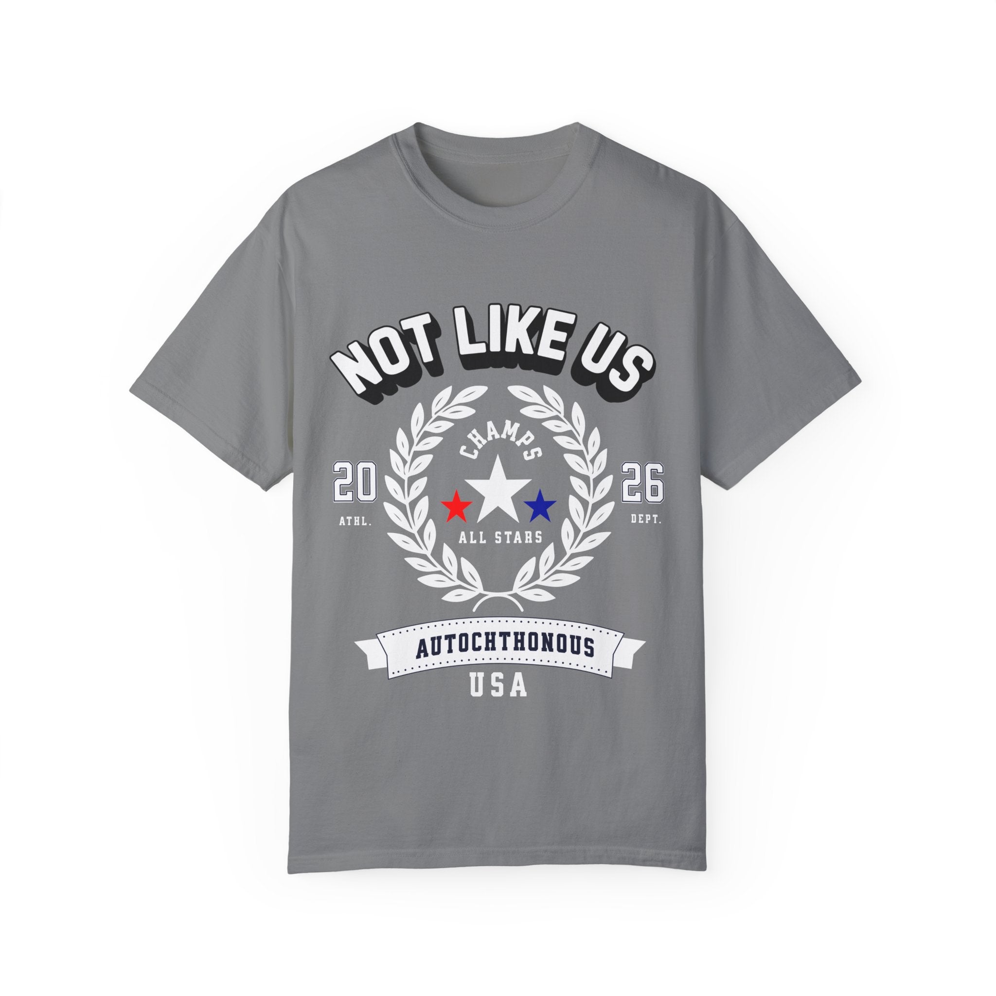 Autochthonous All Stars Unisex Garment-Dyed T-Shirt - Sports Inspired Tee for Casual Days - Angel Body