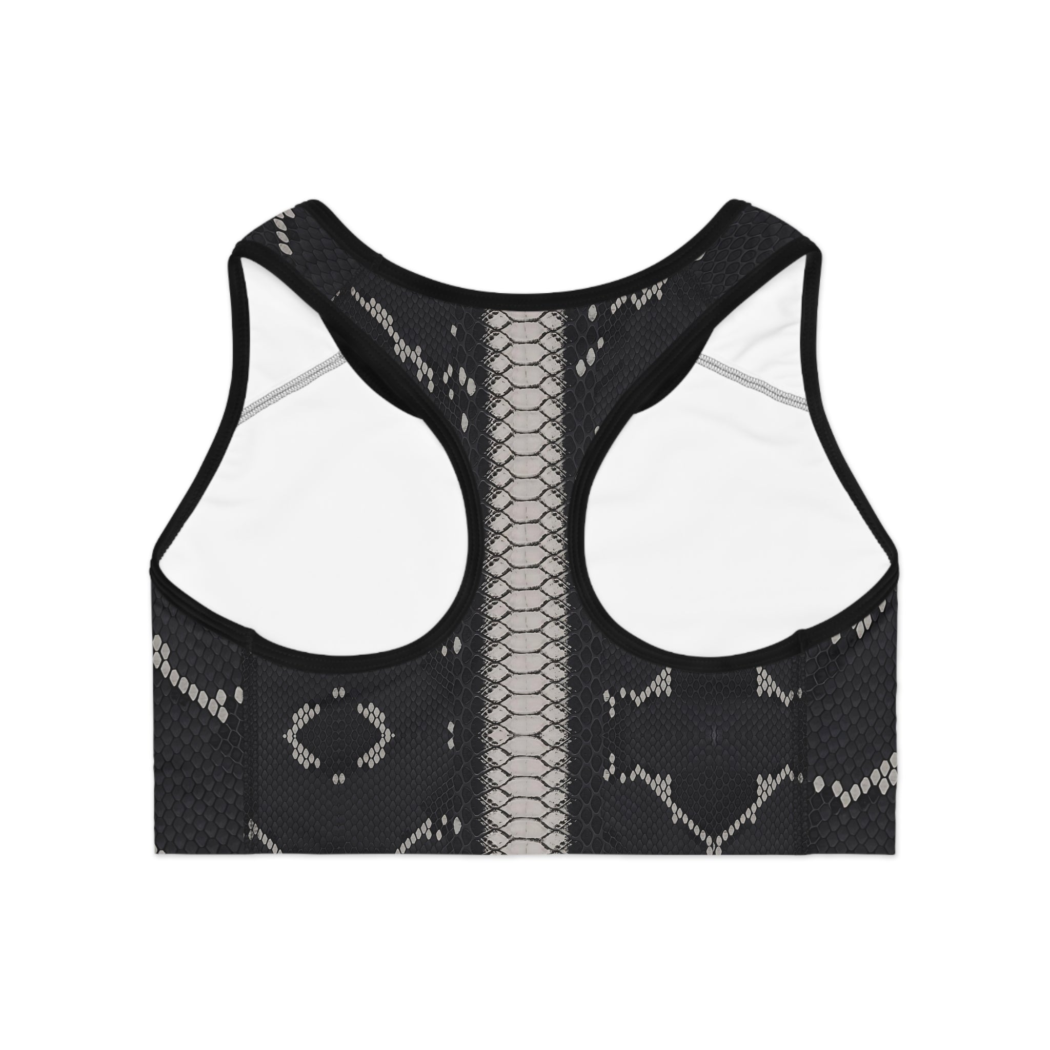 Stylish Snake Print Sports Bra for Active Women | Fitness & Yoga Gear