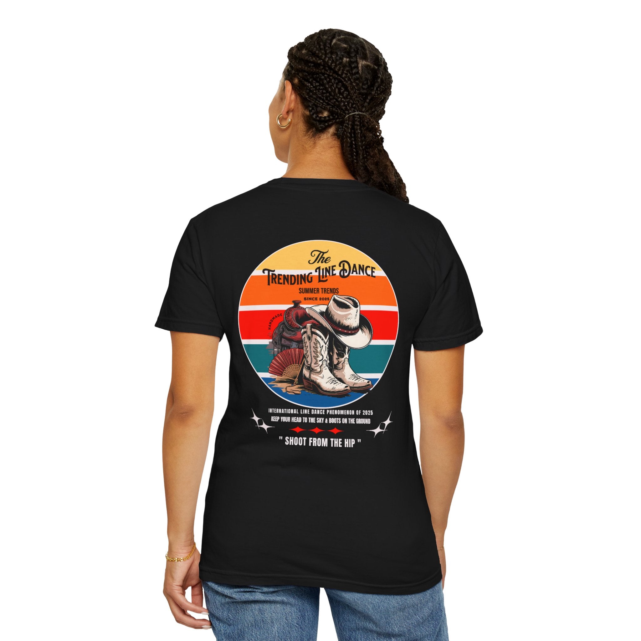 Trending Line Dance T-shirt, Cowboy Tee, Country Music Shirt, Western Vintage Style, Gift for Line Dancers - Angel Body