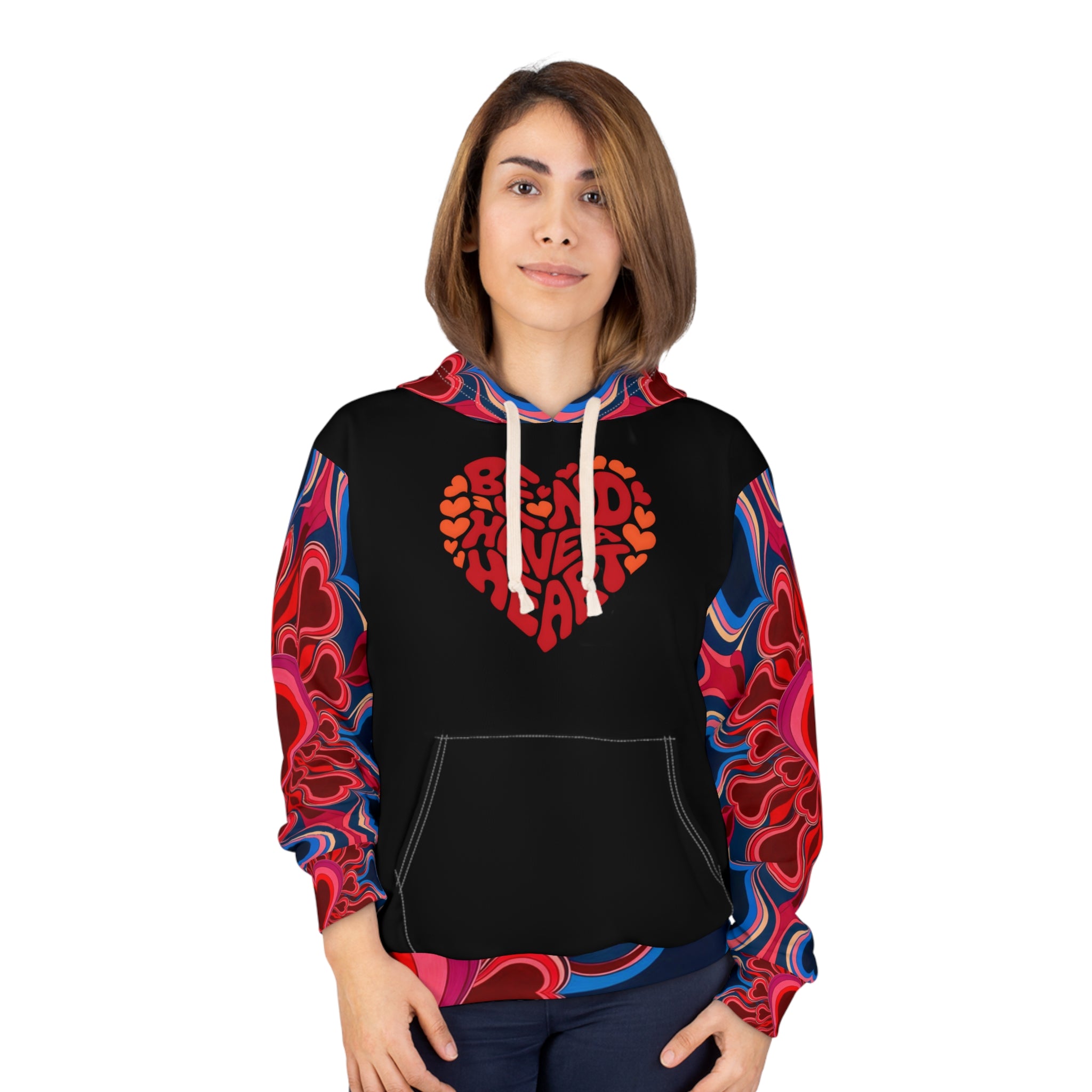 Bold Fun Have A Heart Unisex Hoodie - Angel Body