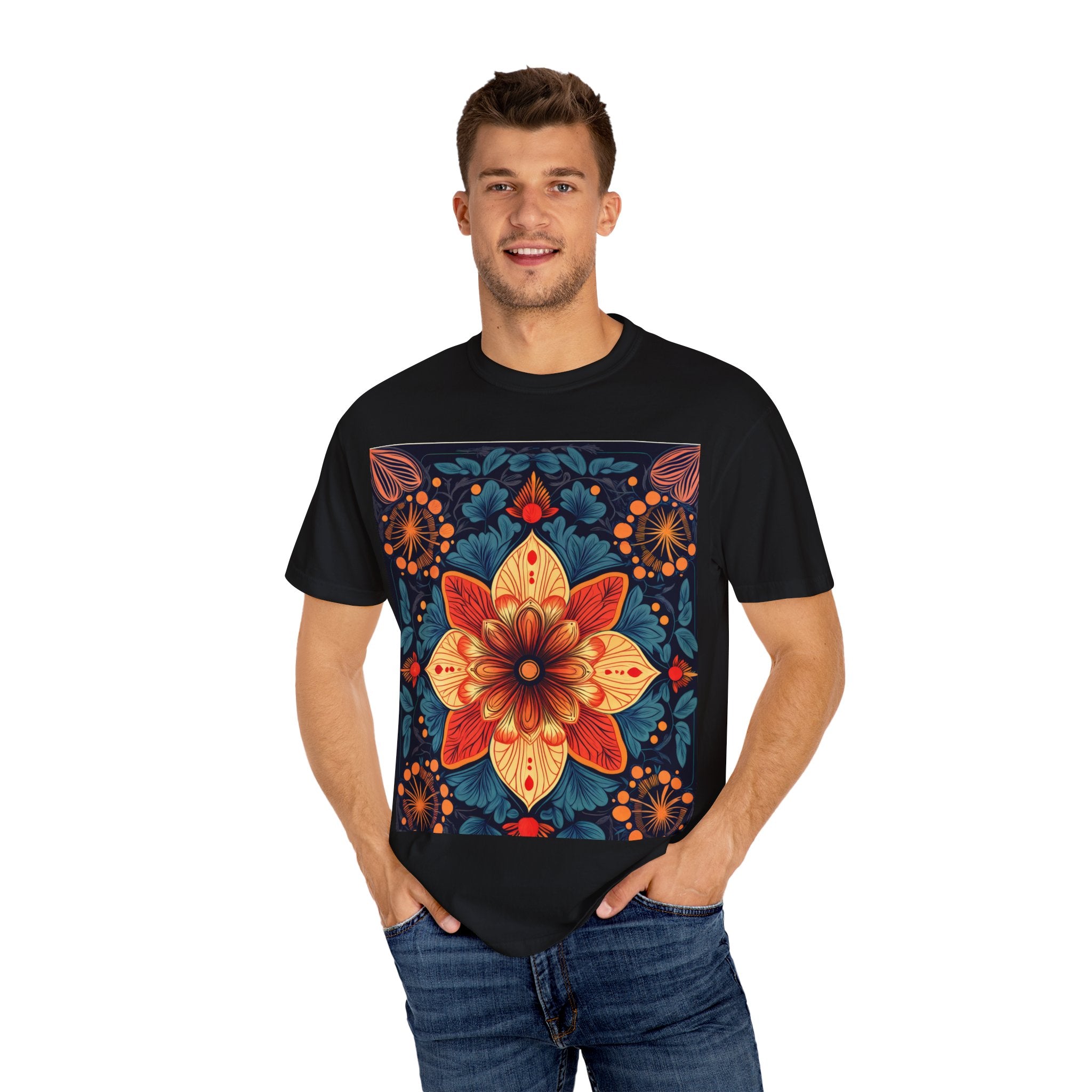 Mandala Style T-Shirt - Angel Body