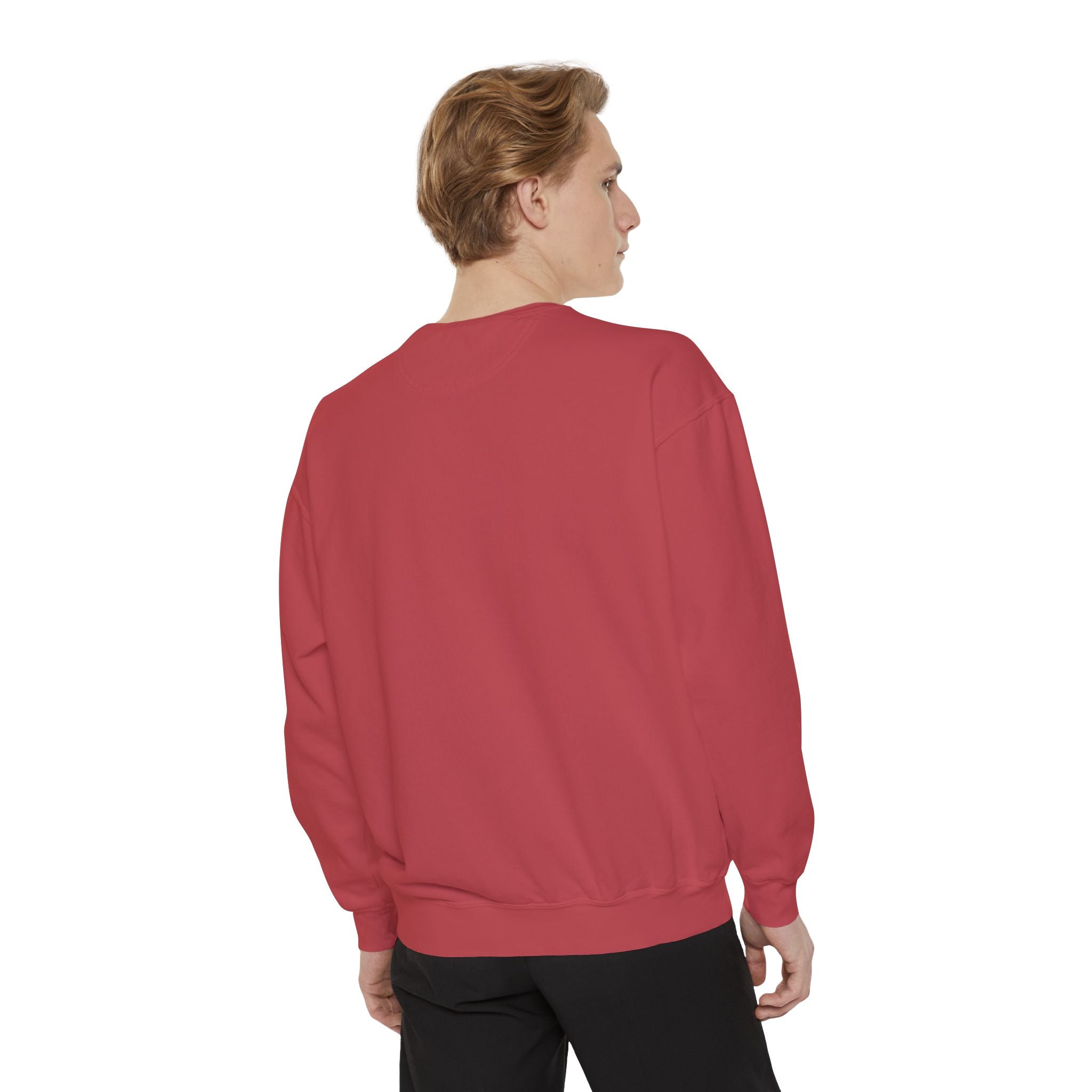 Unisex Garment - Dyed Sweatshirt: Never Give Up Motivate The Mind - Angel Body