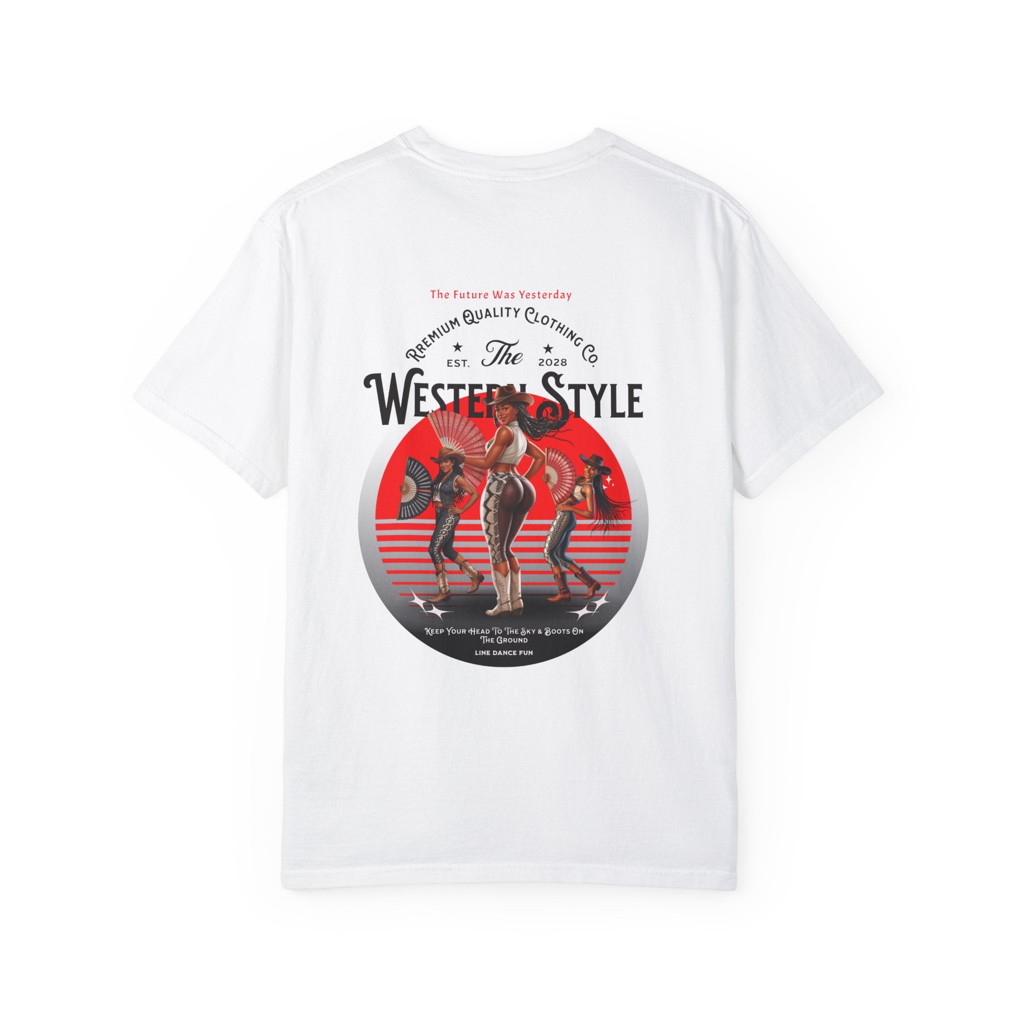 Vintage Western Style T-Shirt - Unisex Graphic Tee for Country Lovers - Angel Body