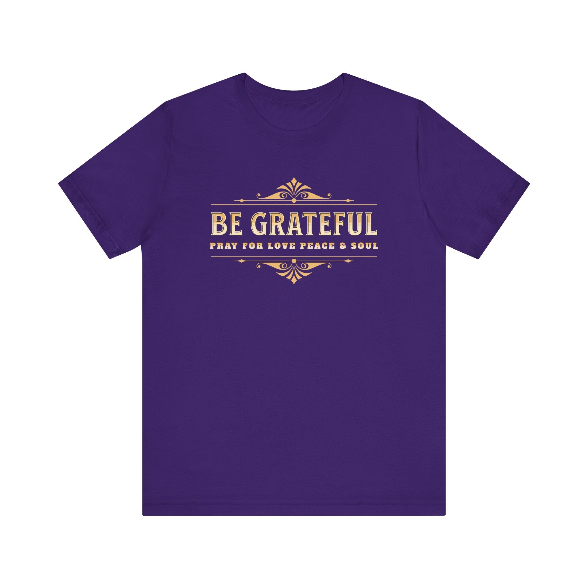 Unisex Jersey Short Sleeve Tee /Be Grateful - Angel Body