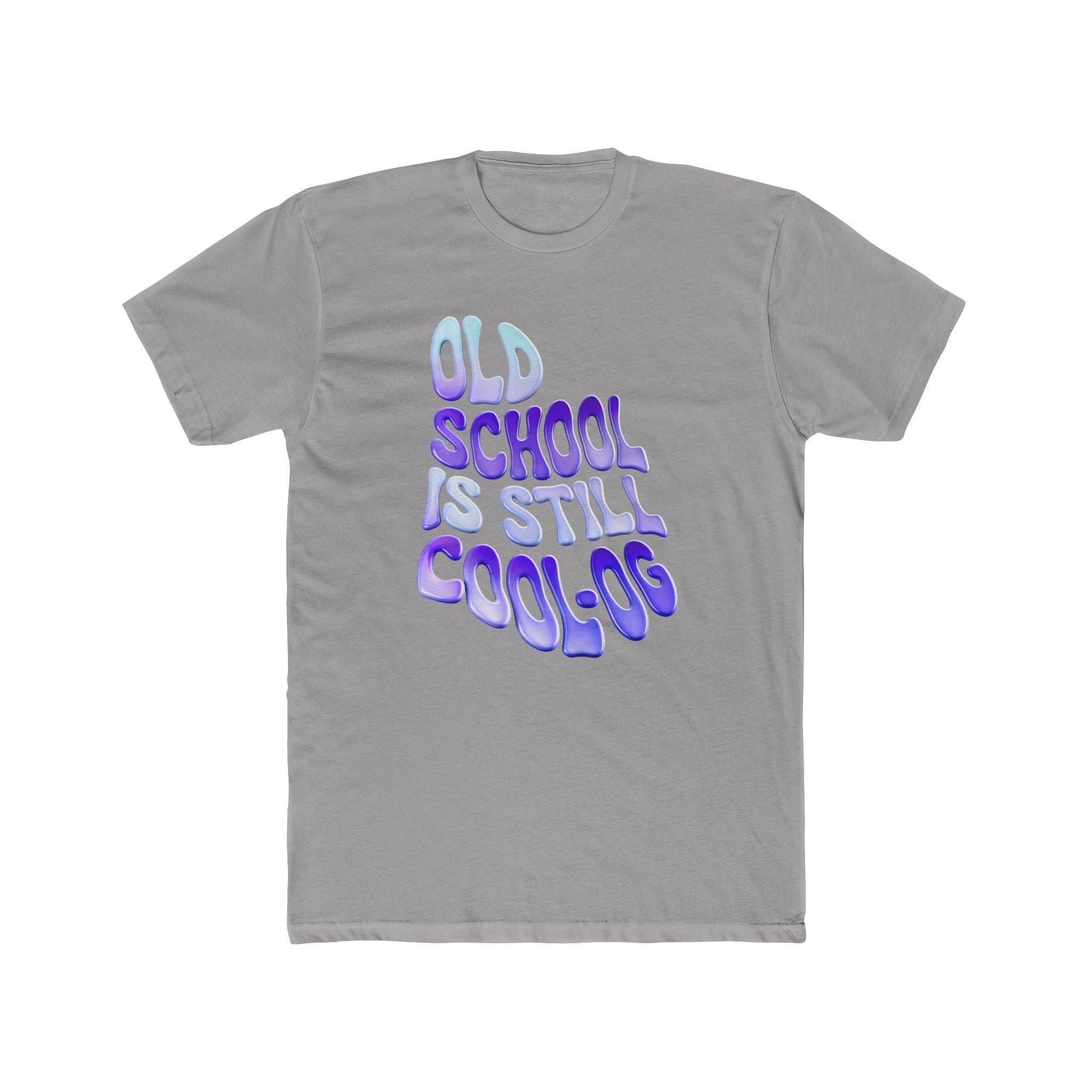 Retro 'Old School is Still Cool-OG' Unisex Cotton Crew Tee - Angel Body