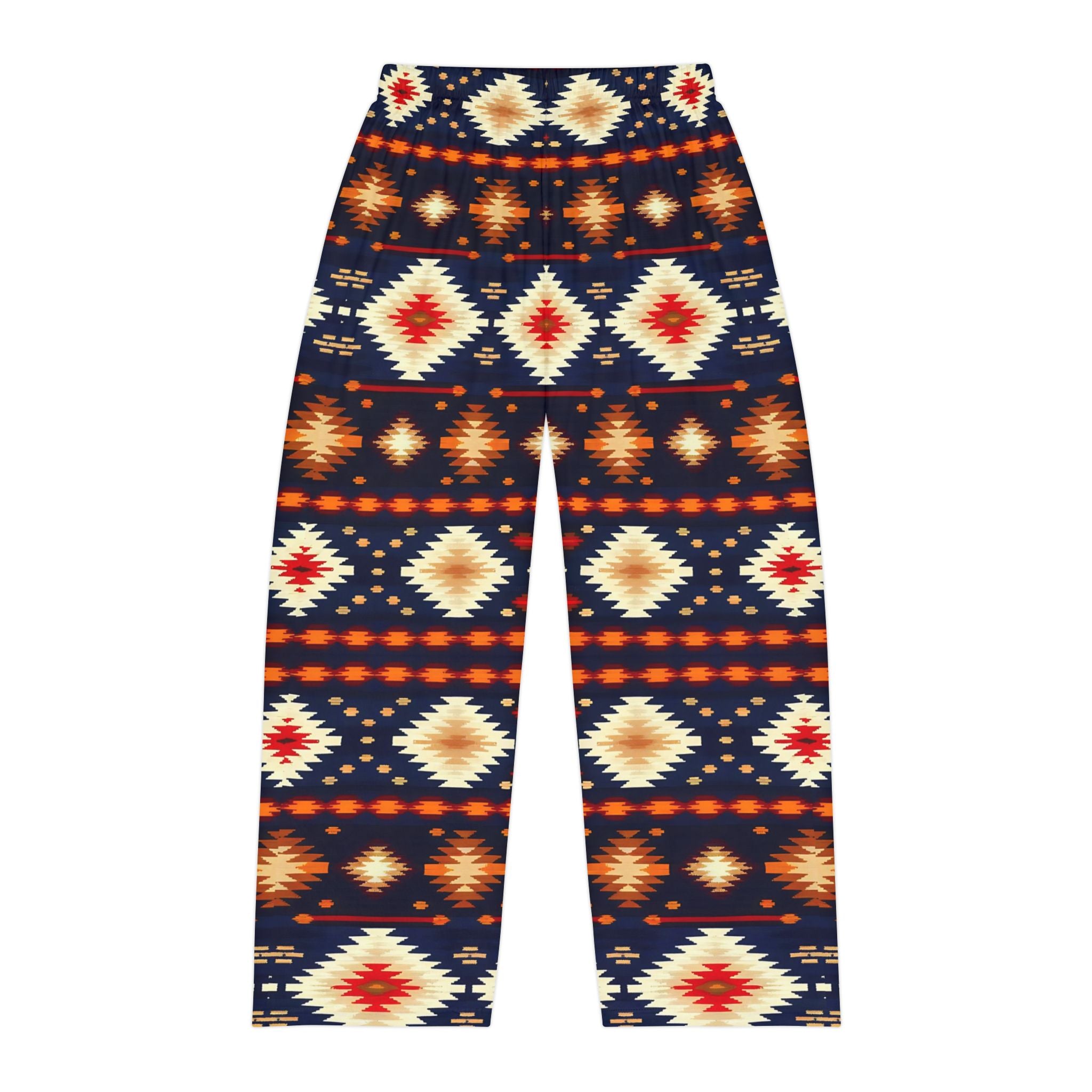 Men's Pajama Pants - Cozy Tribal Pattern for Relaxation & Lounge Wear - Angel Body