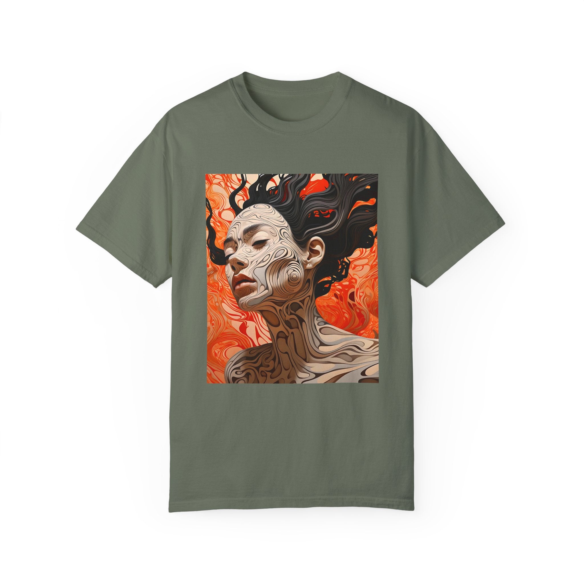 Artistic Unisex T-Shirt - Abstract Woman Design, Perfect for Creative Souls