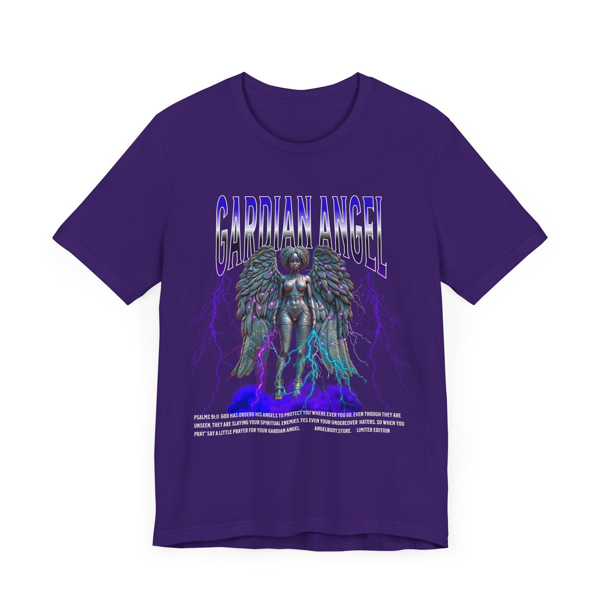 Fun Guardian Angel Graphic Tee - Unisex Short Sleeve T-Shirt for Spirituality Lovers - Angel Body