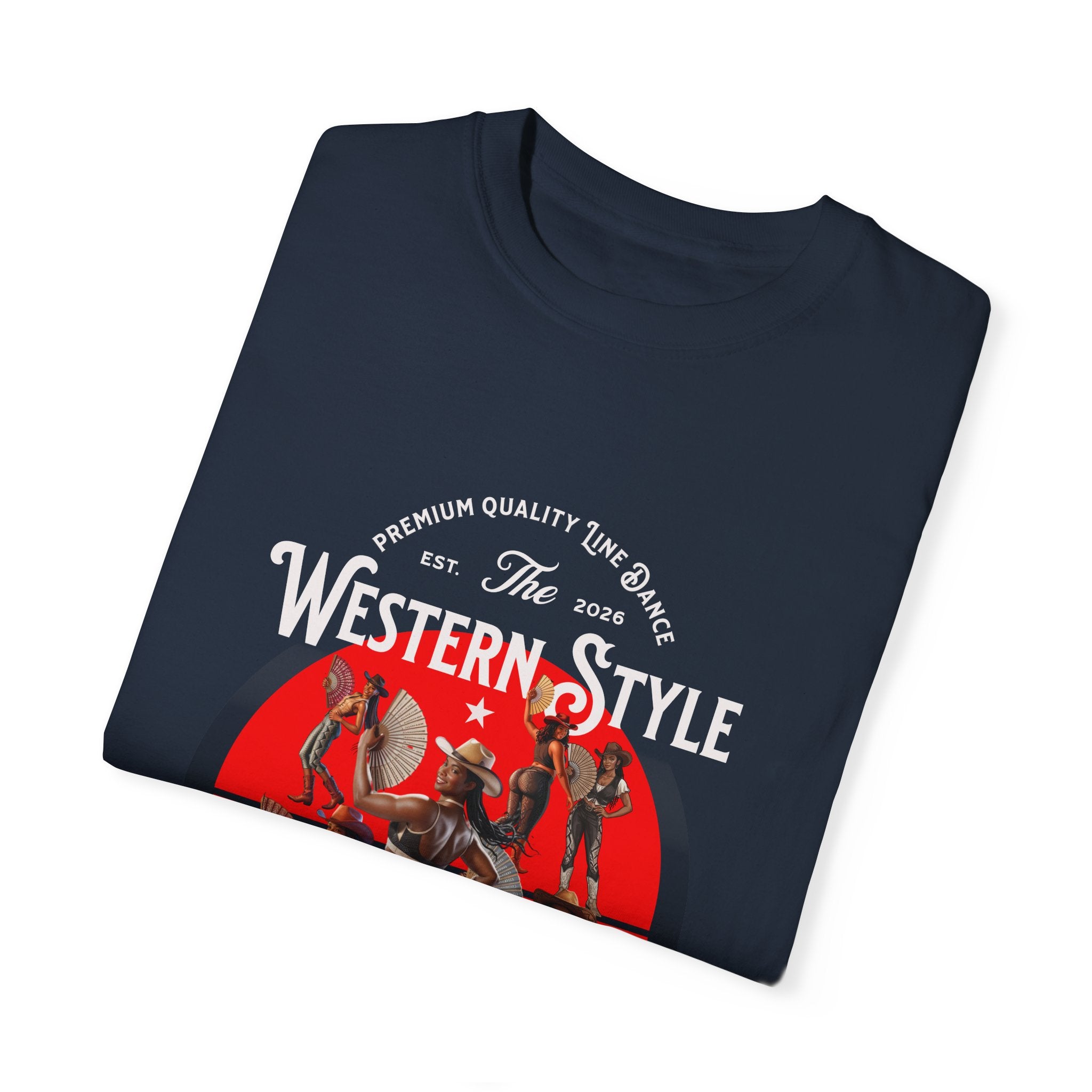 Retro Graphic Unisex Line Dance T-Shirt - 'Where Them Fans At?' - Angel Body