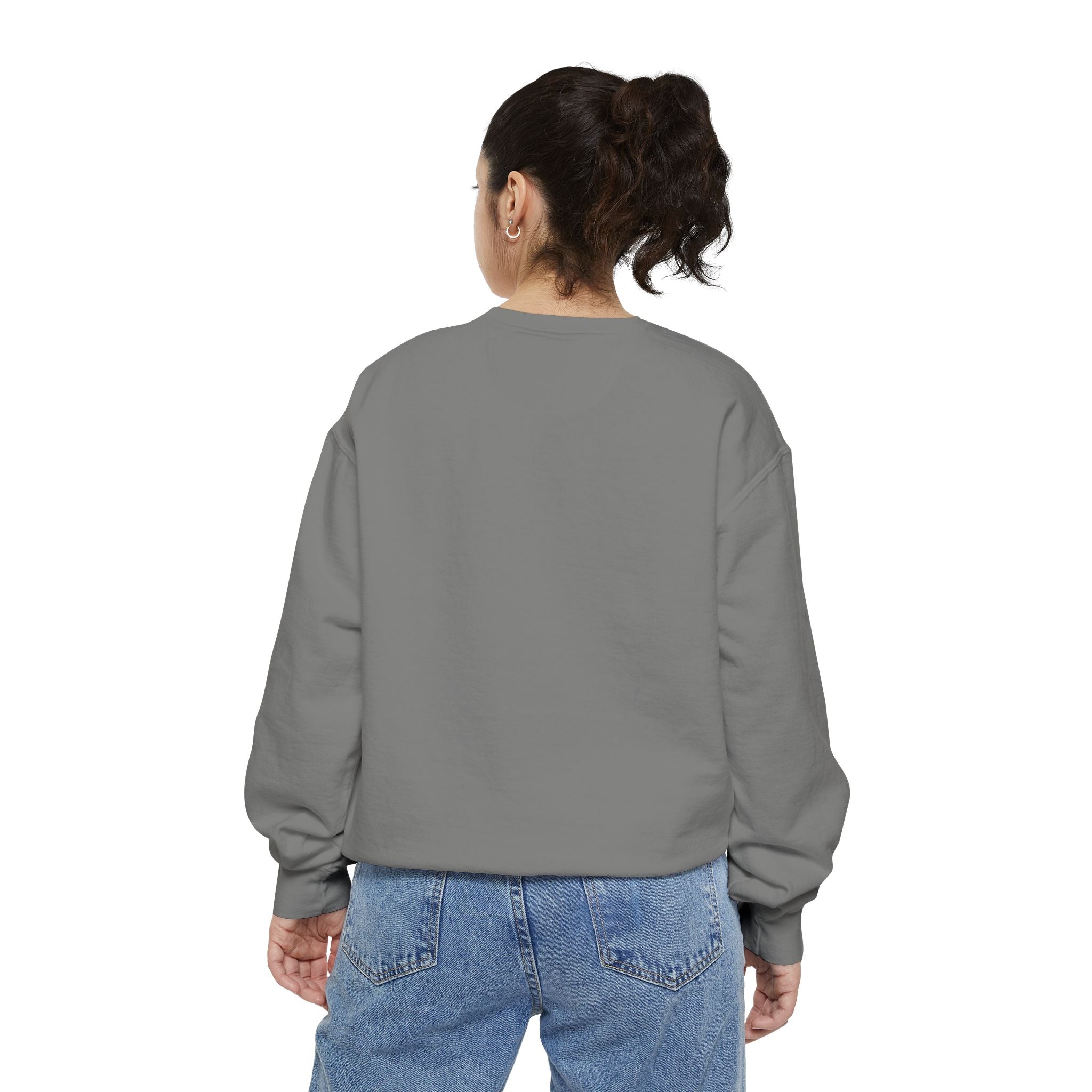 Unisex Garment-Dyed Sweatshirt SAY A LITTLE PRAYER - Angel Body