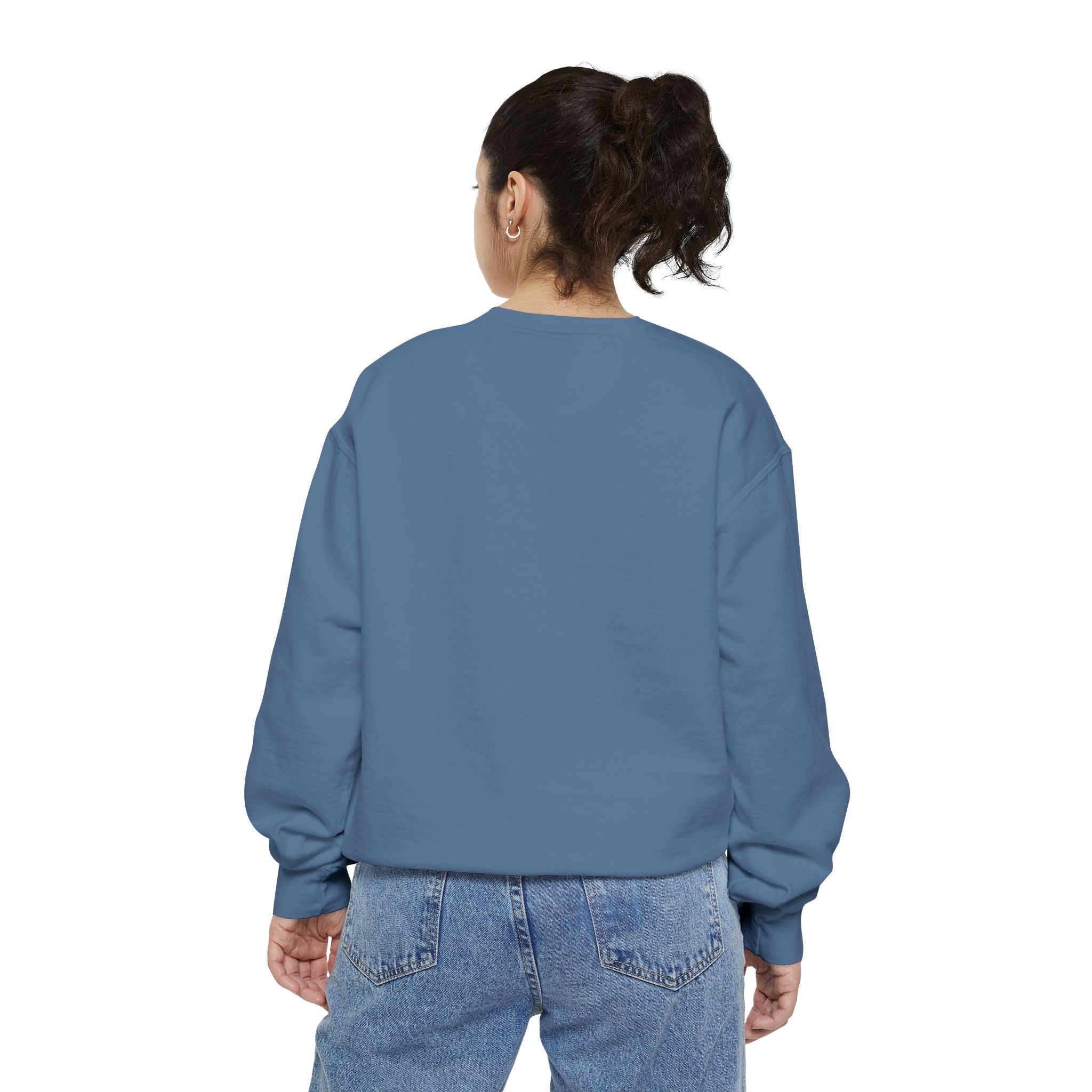 Unisex Garment-Dyed Sweatshirt SAY A LITTLE PRAYER - Angel Body